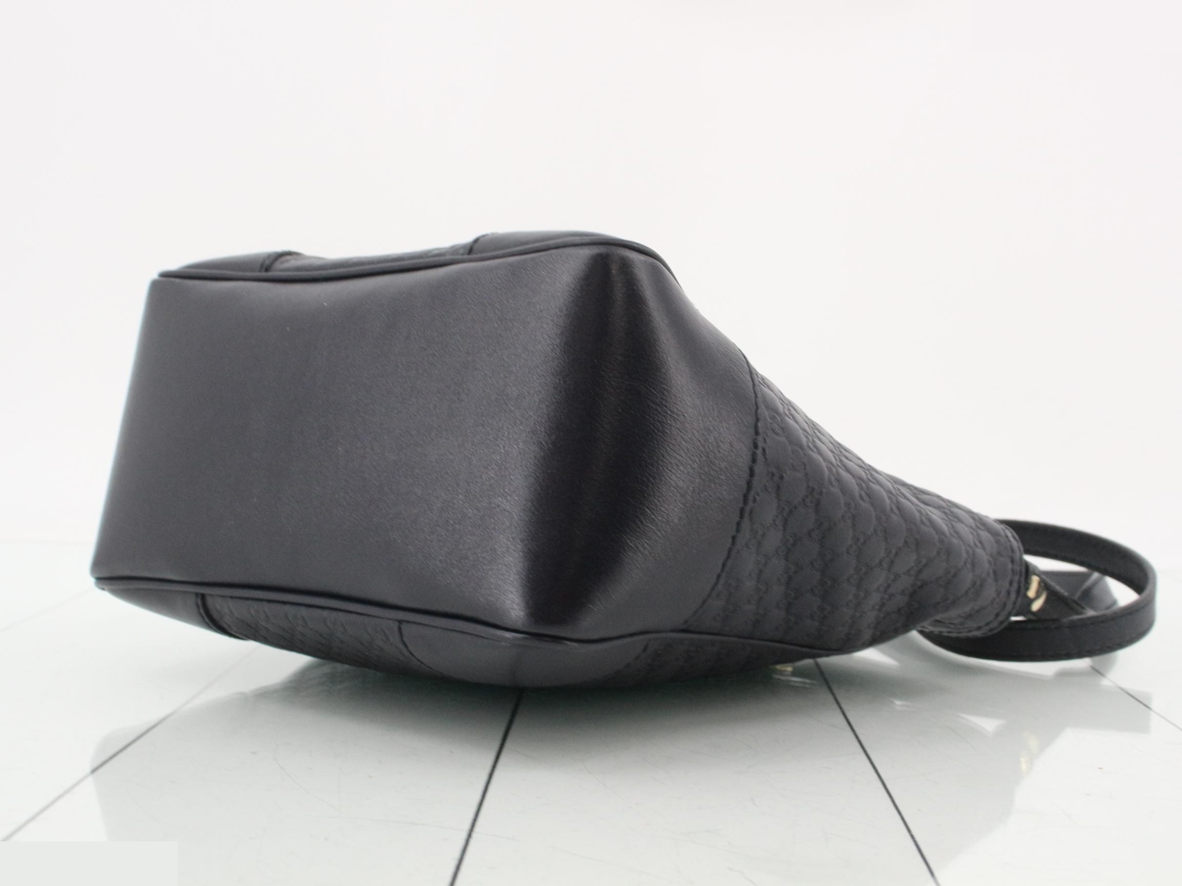 Microguccissima 2-Way Bag, Navy — view 6