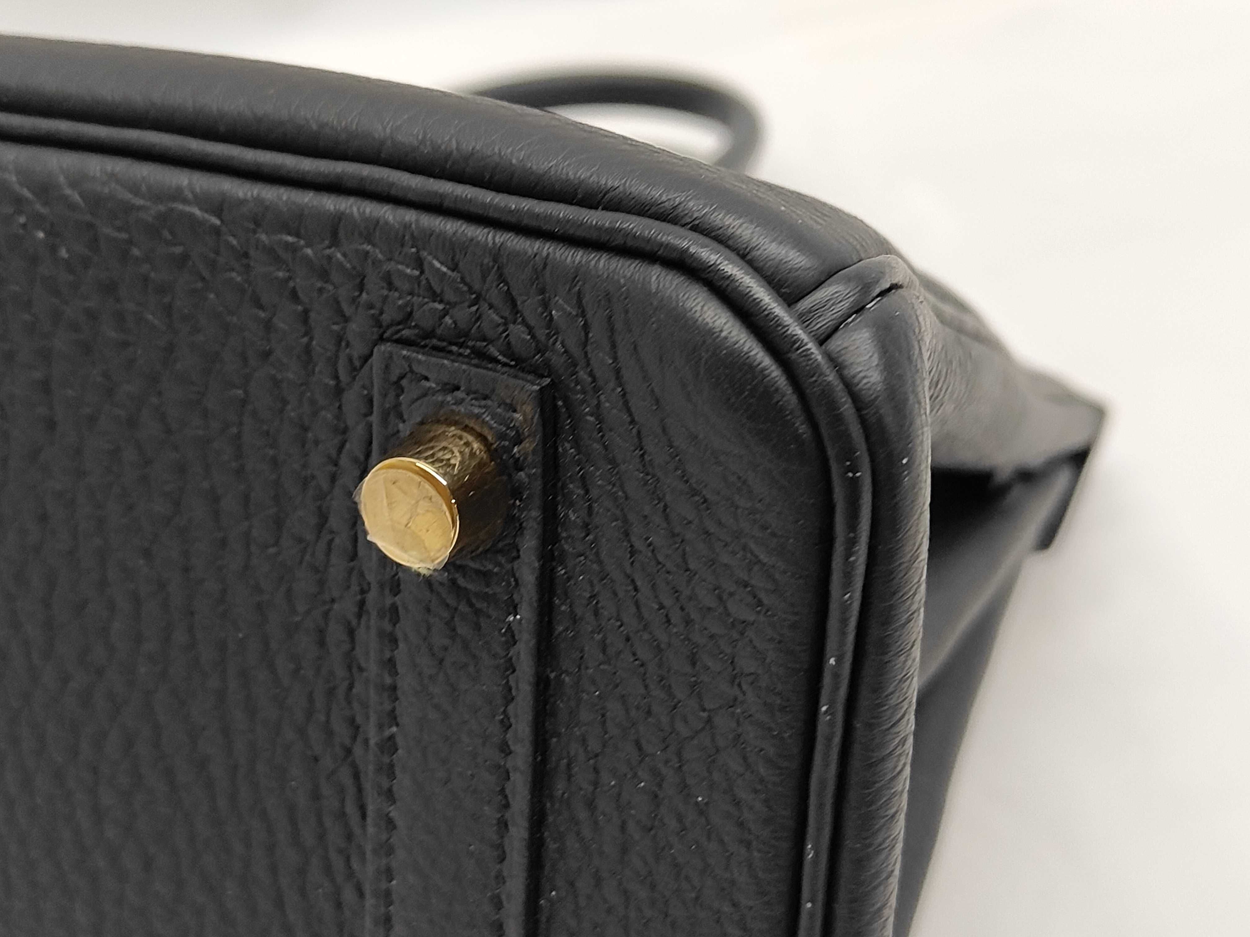 Birkin 25 Togo Gold Hardware T Stamp Handbag — view 4