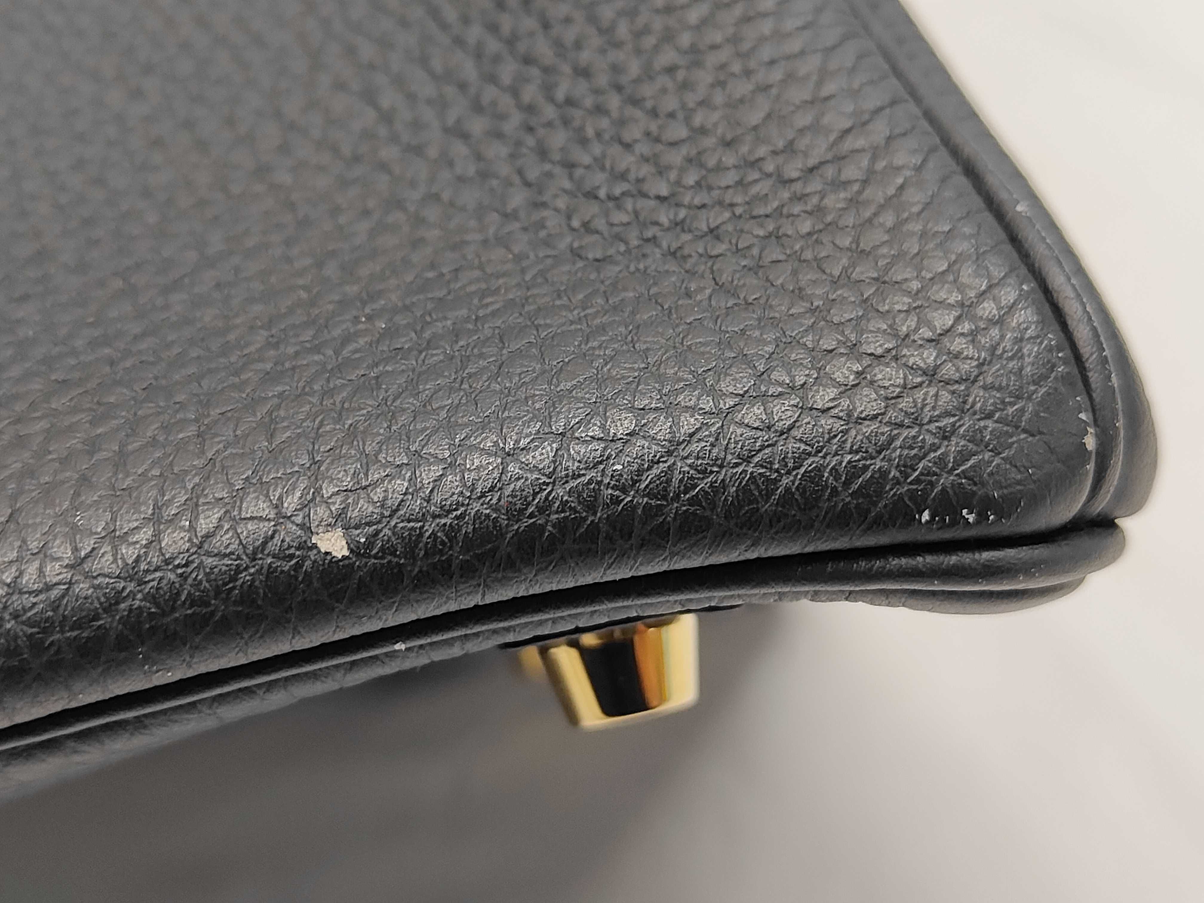 Birkin 25 Togo Gold Hardware T Stamp Handbag — view 8