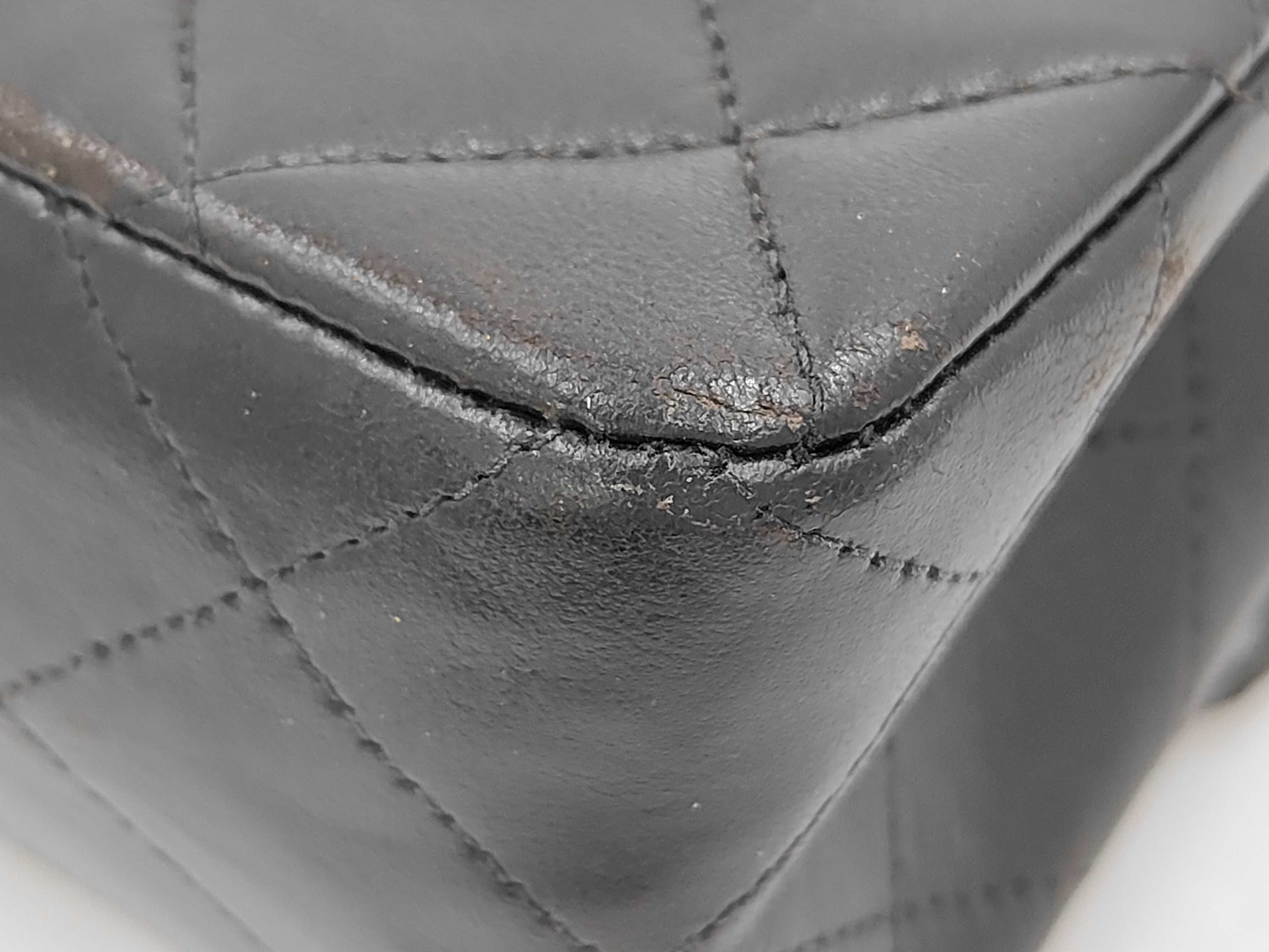 Matelassé 23 Double Flap Double Chain Lambskin Shoulder Bag — view 5