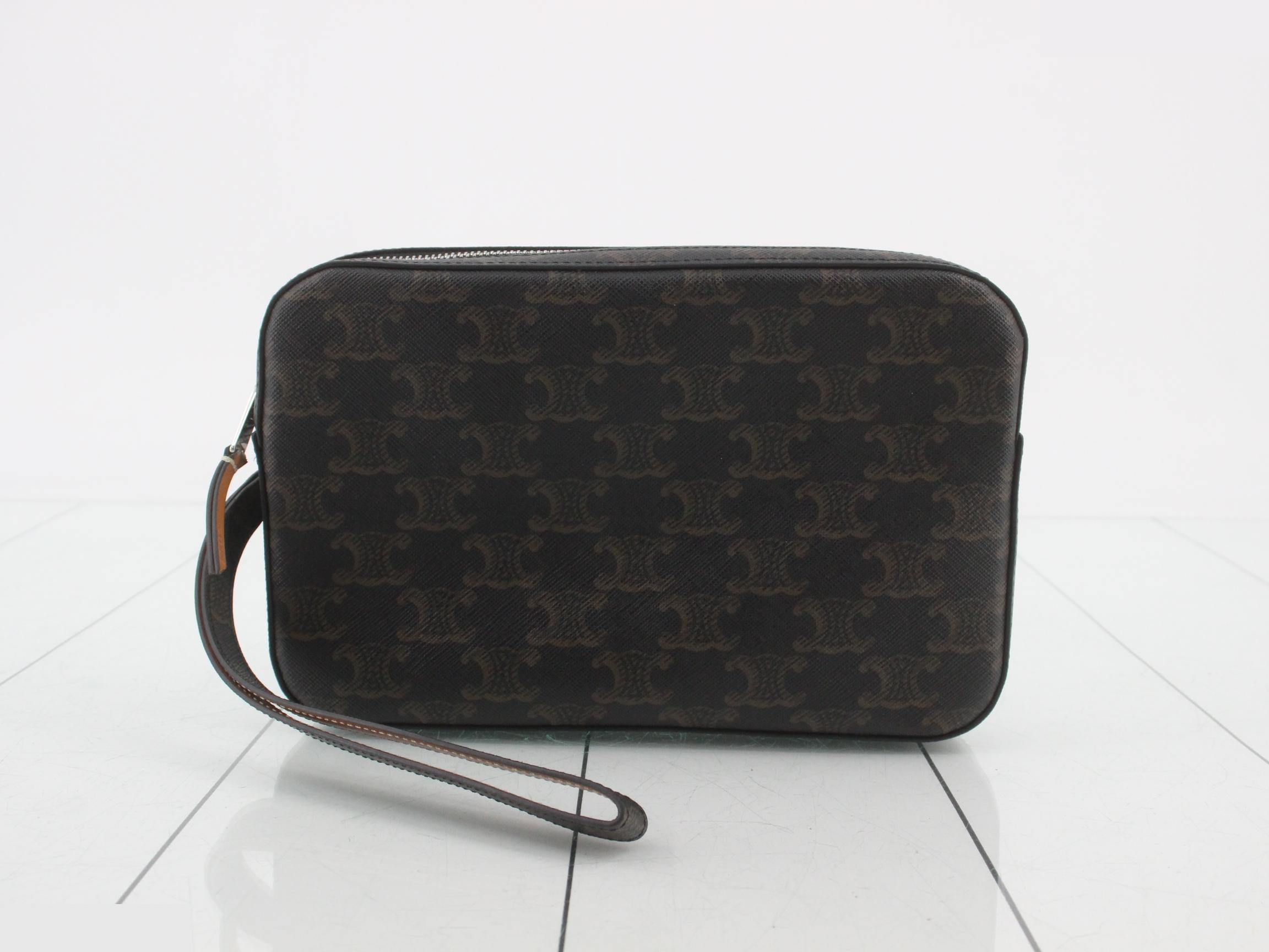 Clutch Bag, Triomphe Canvas