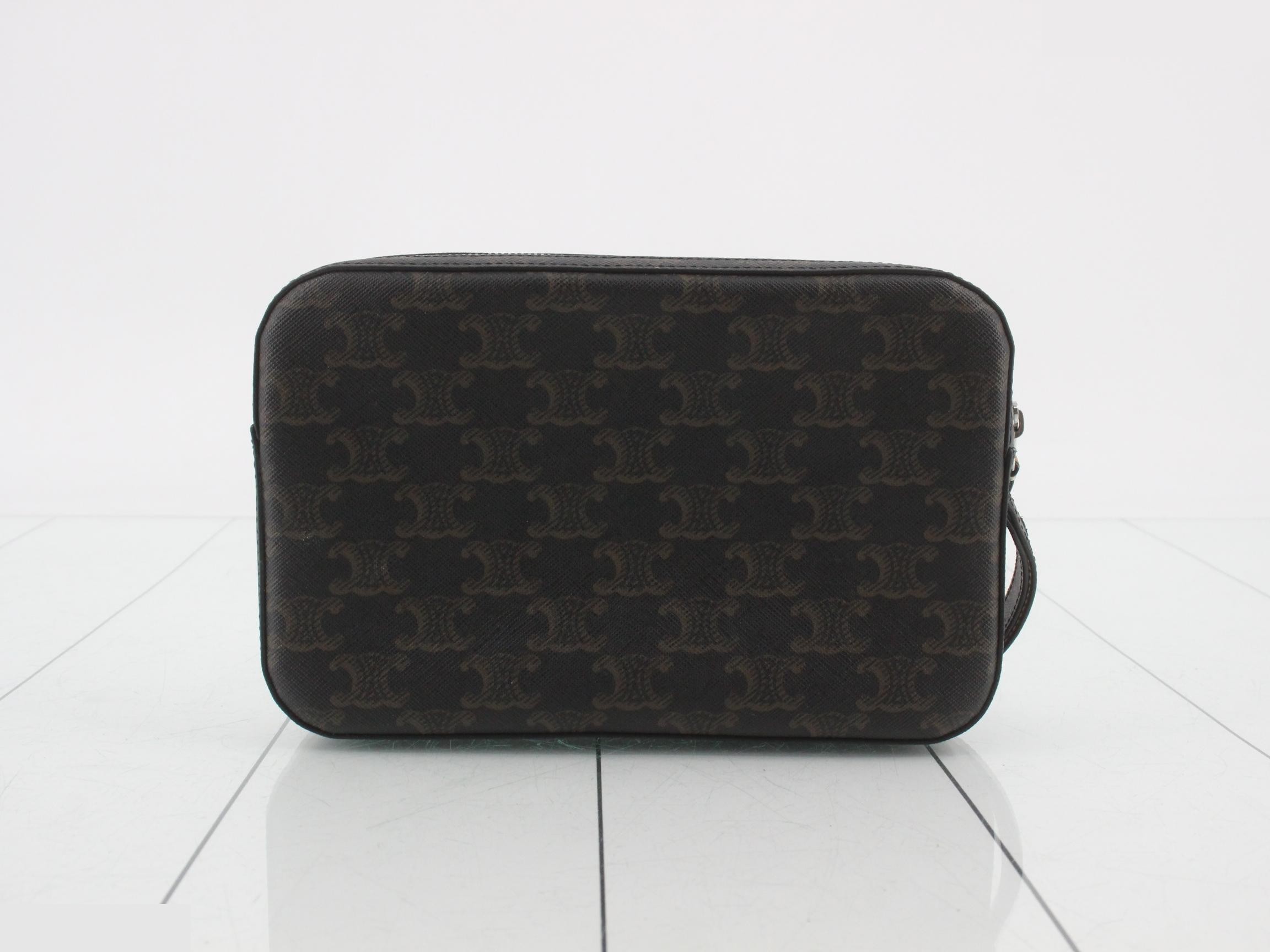 Clutch Bag, Triomphe Canvas — view 2