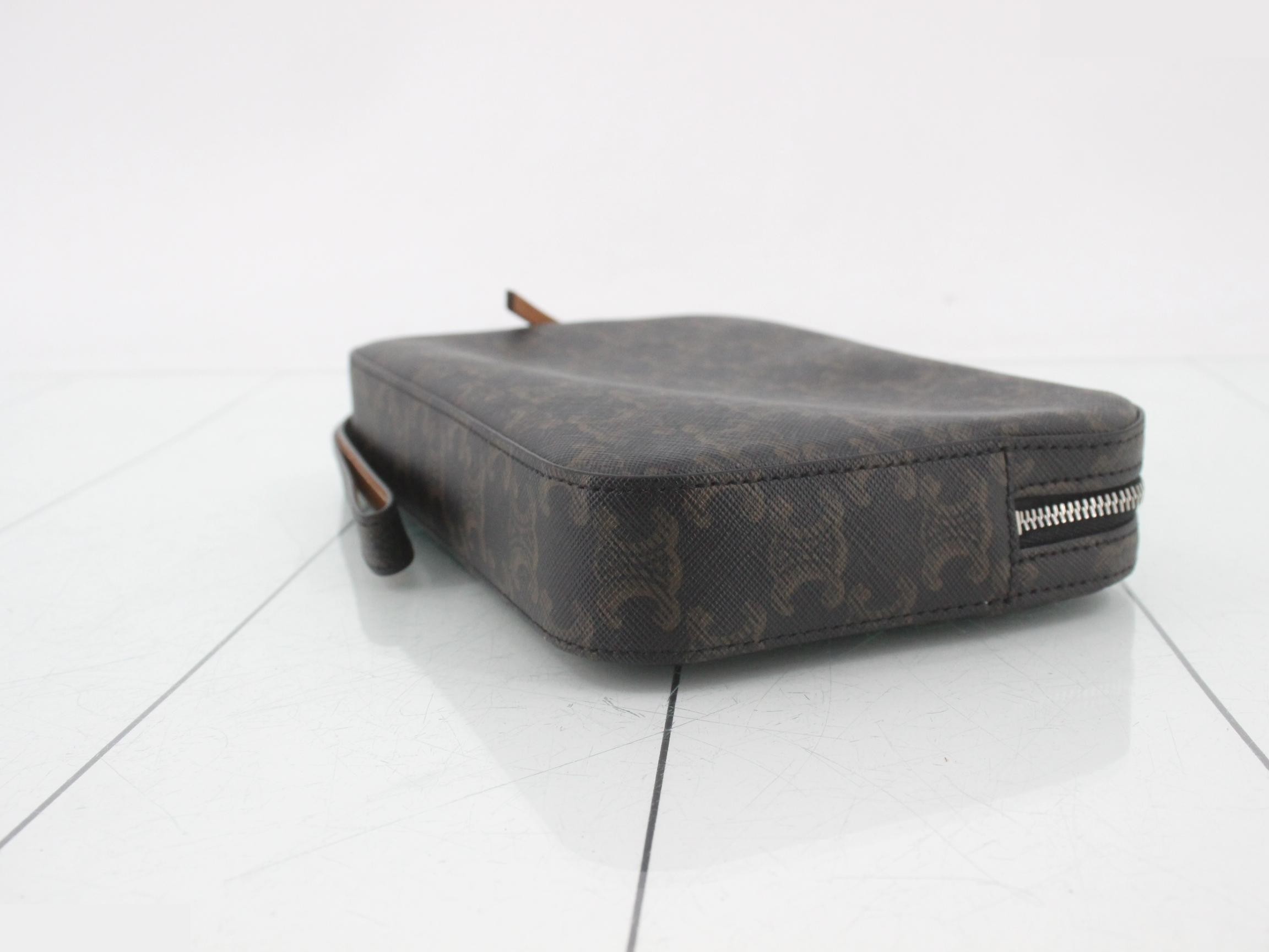 Clutch Bag, Triomphe Canvas — view 6
