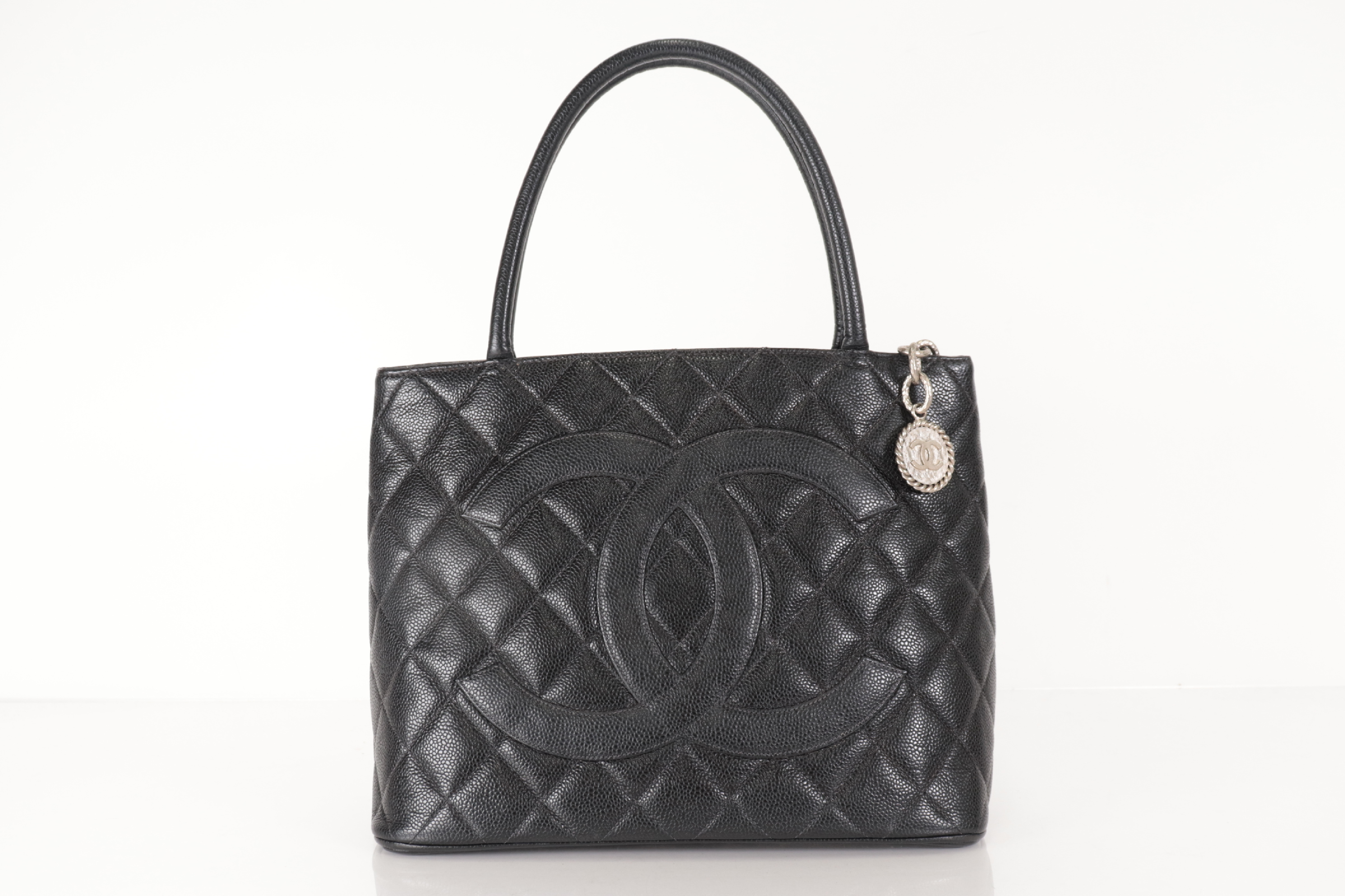 Caviar Reissue Tote Bag with Silver Hardware, Series 6 Tote Bag — view 2