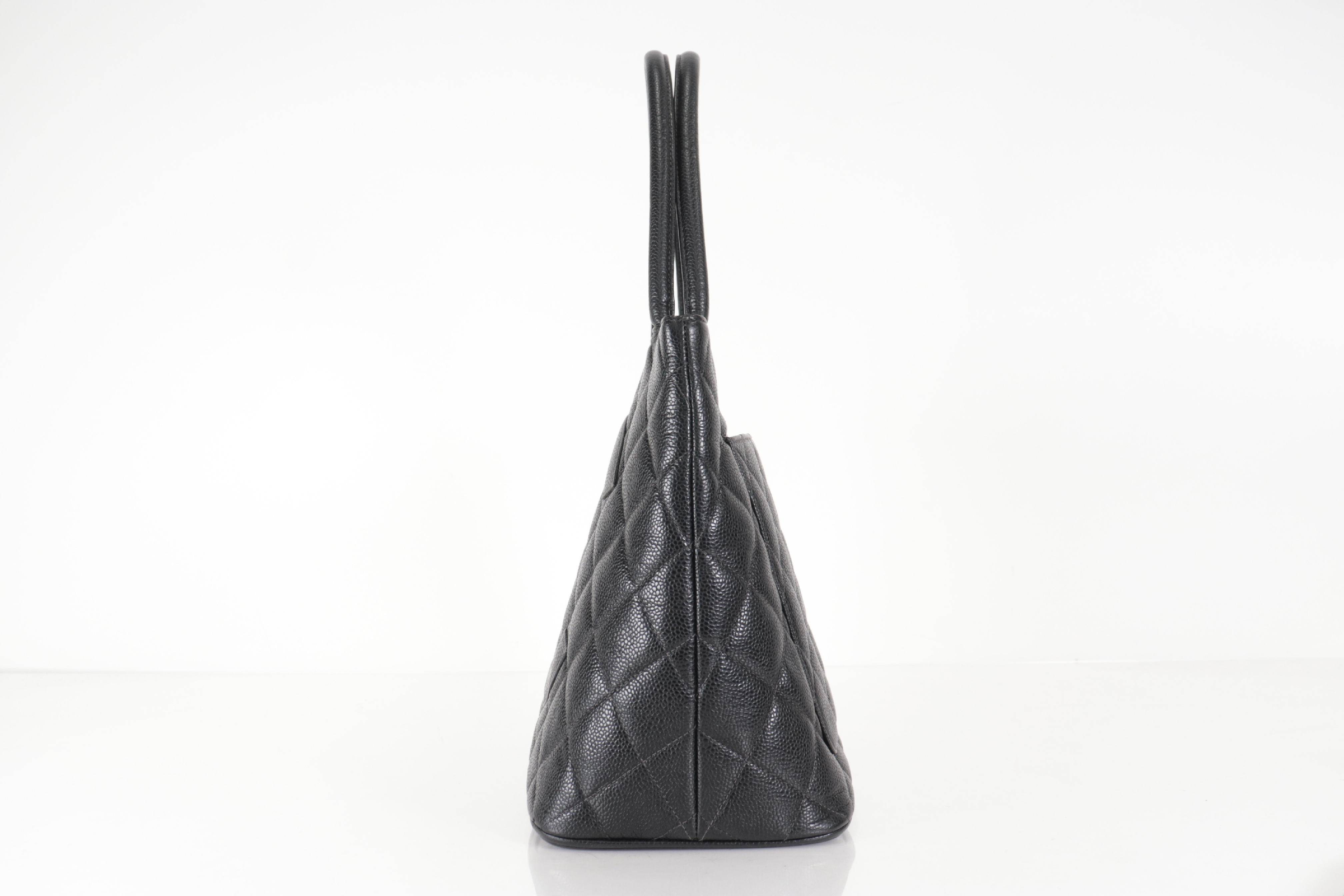 Caviar Reissue Tote Bag with Silver Hardware, Series 6 Tote Bag — view 5