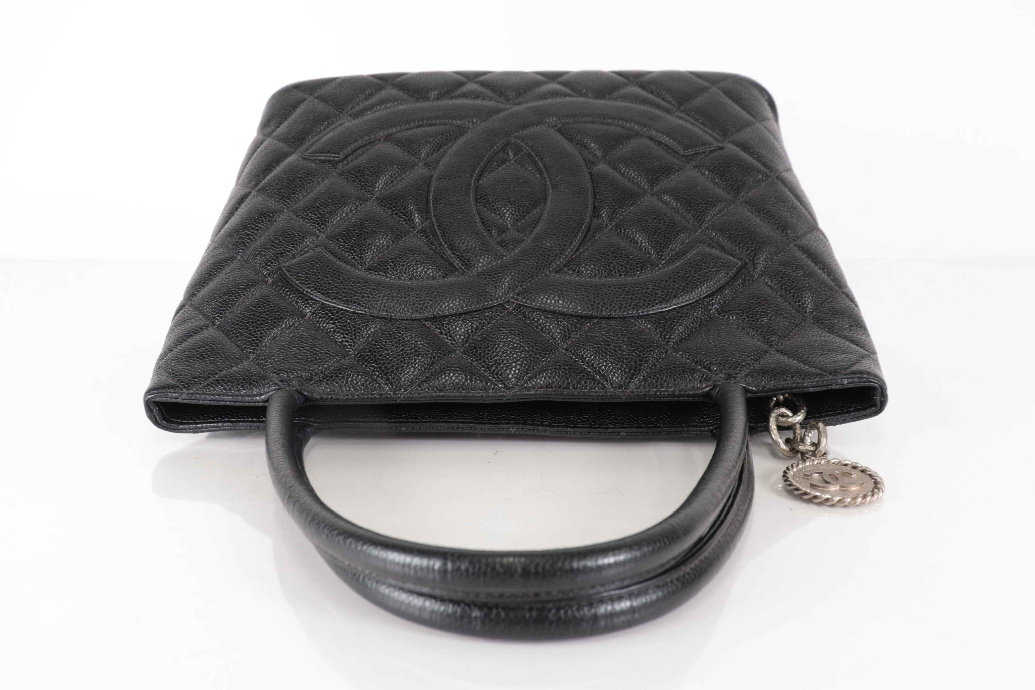 Caviar Reissue Tote Bag with Silver Hardware, Series 6 Tote Bag — view 6