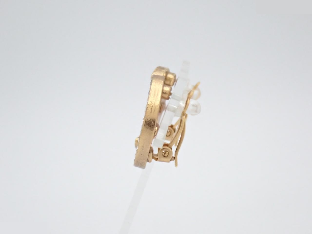 Coco Mark Gold Earrings — view 3