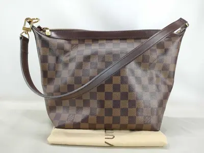 Damier Irovo MM N51995 AR0055 Brown Shoulder Bag
