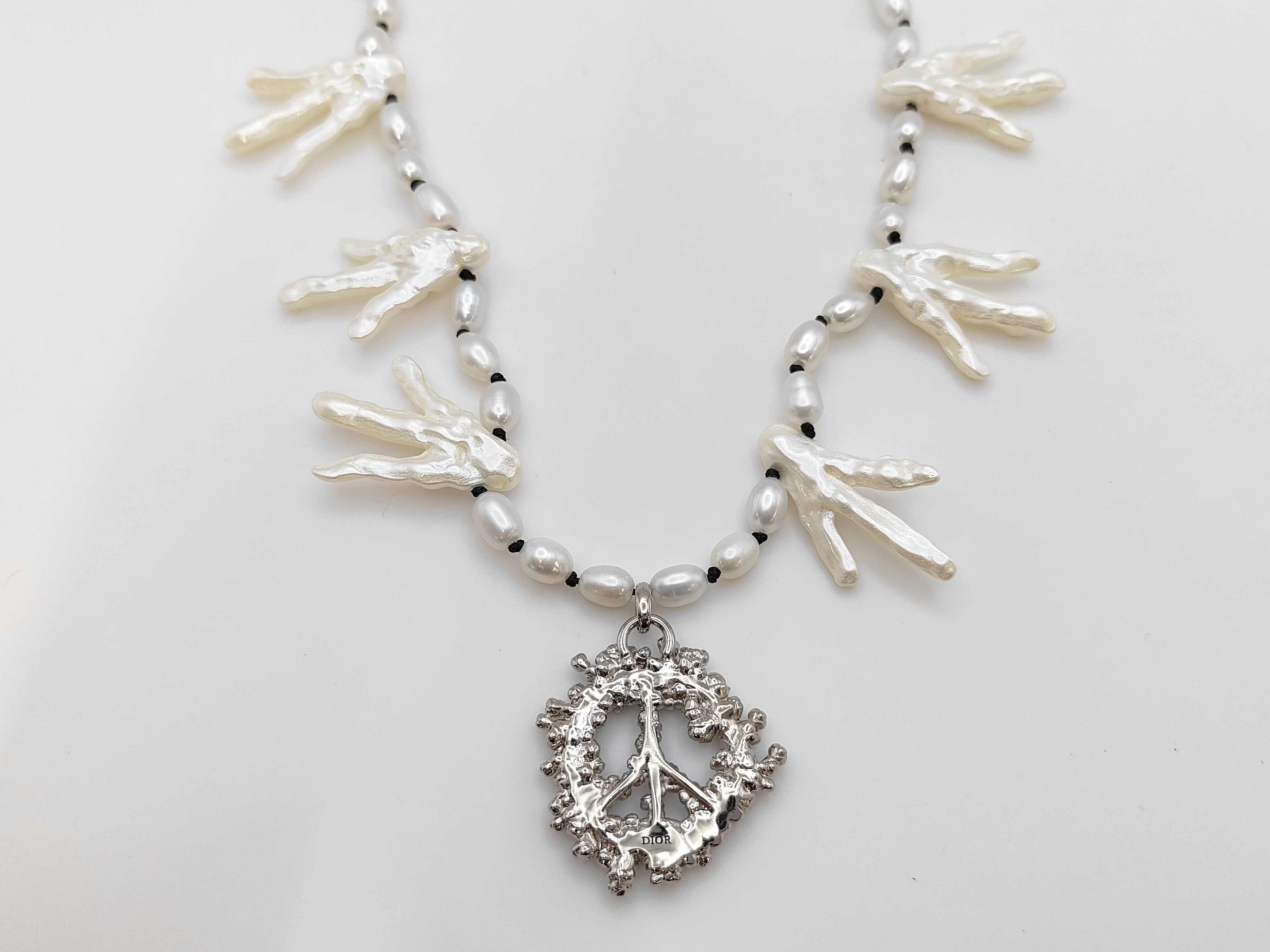 Denima Tears Pearl Necklace — view 2