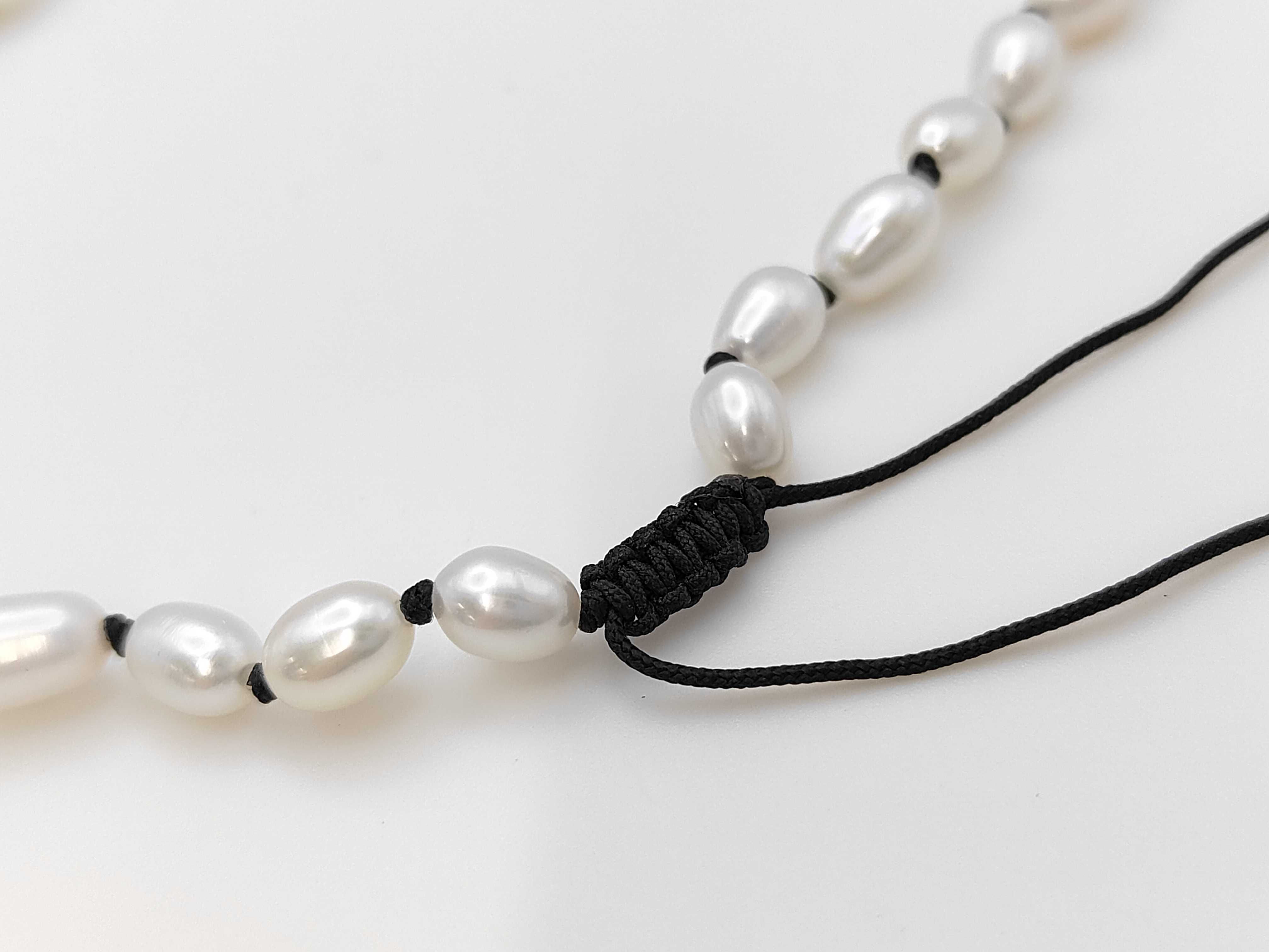 Denima Tears Pearl Necklace — view 4