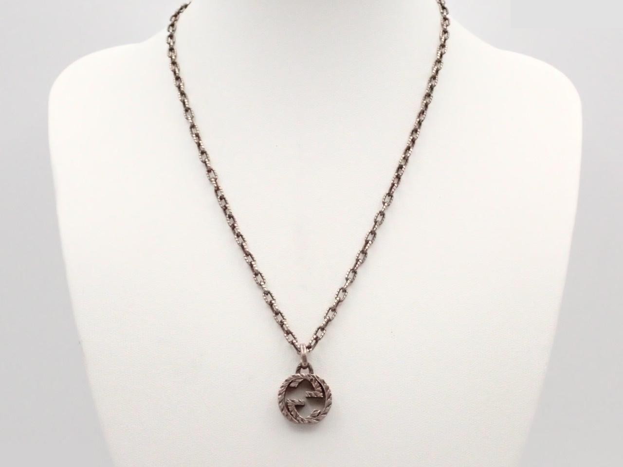 Interlocking G Ag925/18.1g Necklace, Chain approx. 44cm — view 3