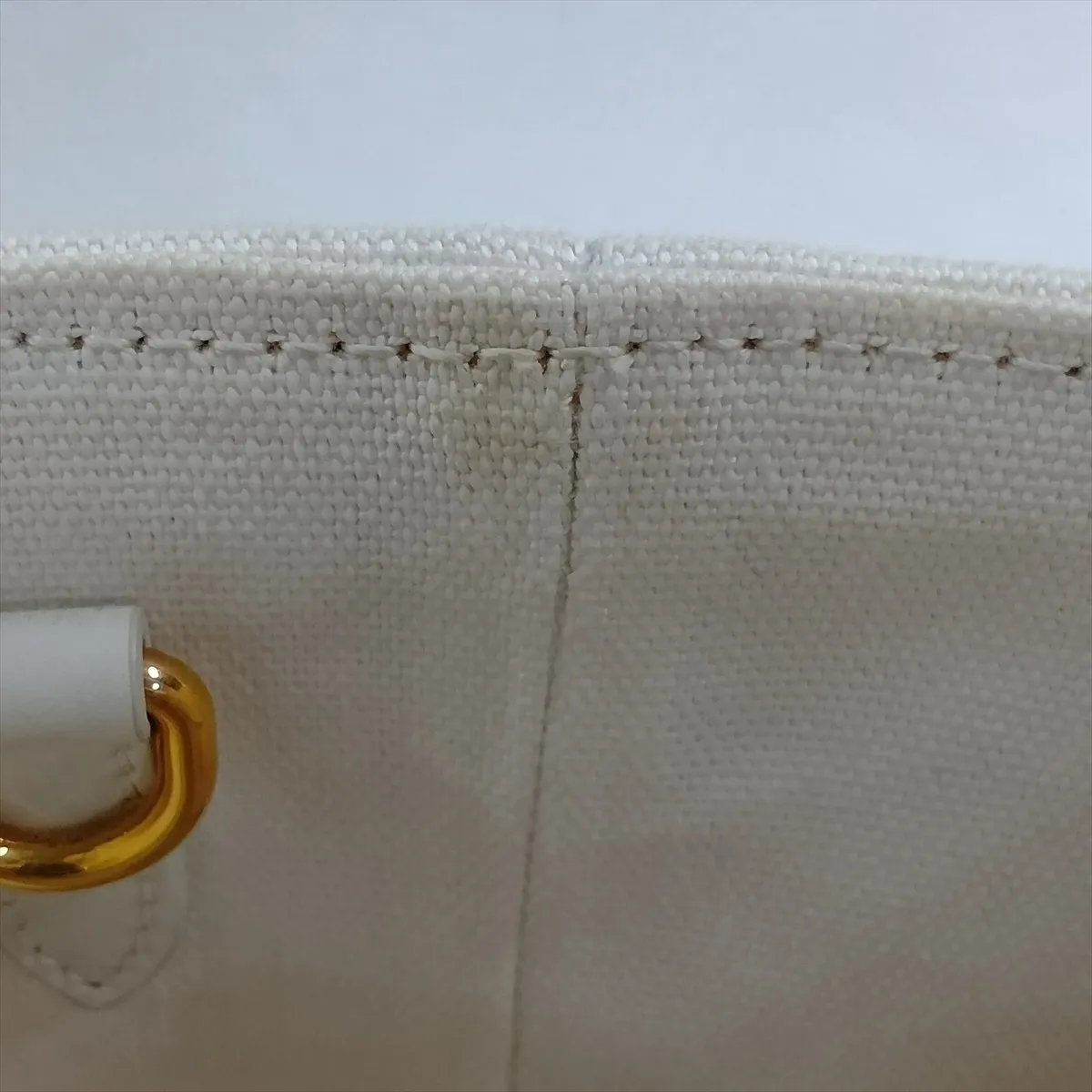 Canapa Wicker Rattan x Canvas 2-Way Handbag Beige 1BG835 Unsigned Guarantee Card — view 15