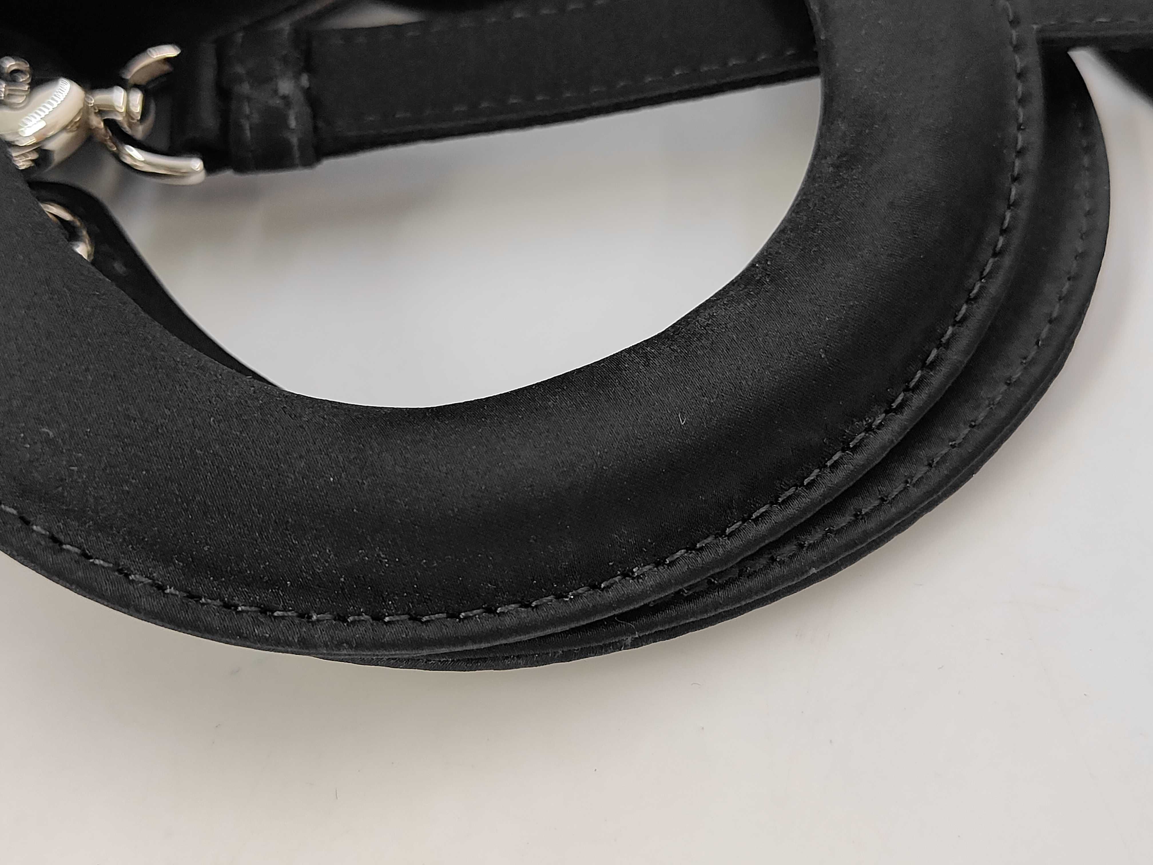 Lady Dior Small Satin x Rhinestone 2-Way Black Handbag — view 6