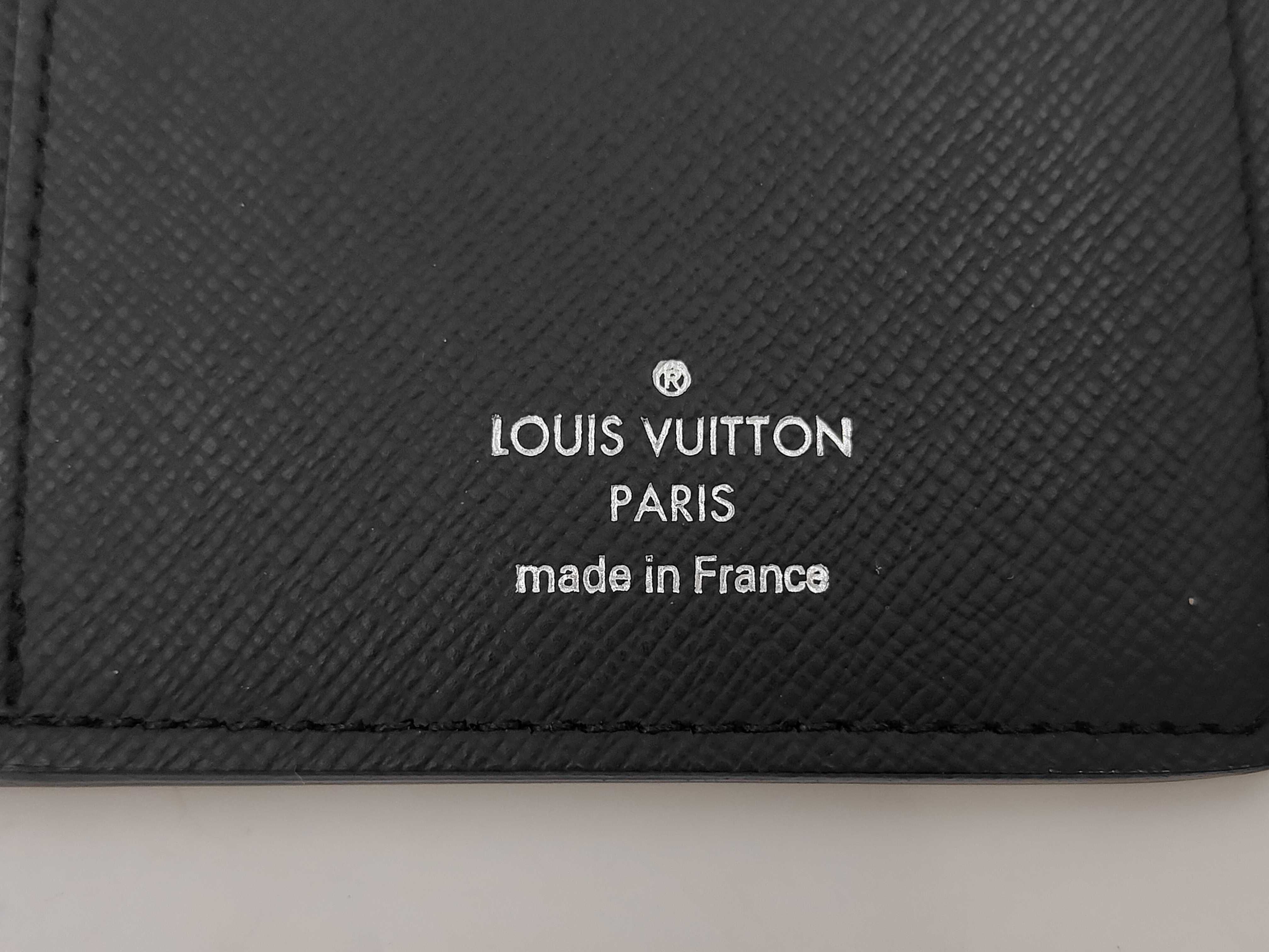 Monogram Graffiti Louis Vuitton Portefeuille Brazza M61697 Eclipse TA0139 Wallet with Box and Dust Bag — view 6