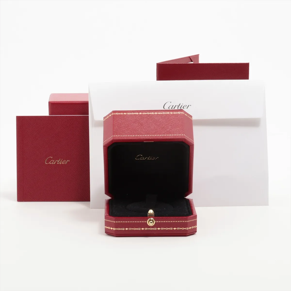 Trinity Ring 750 (Yellow Gold x Pink Gold x White Gold) 4.7g 50 QWU832 Gridded CRB4086150 — view 6