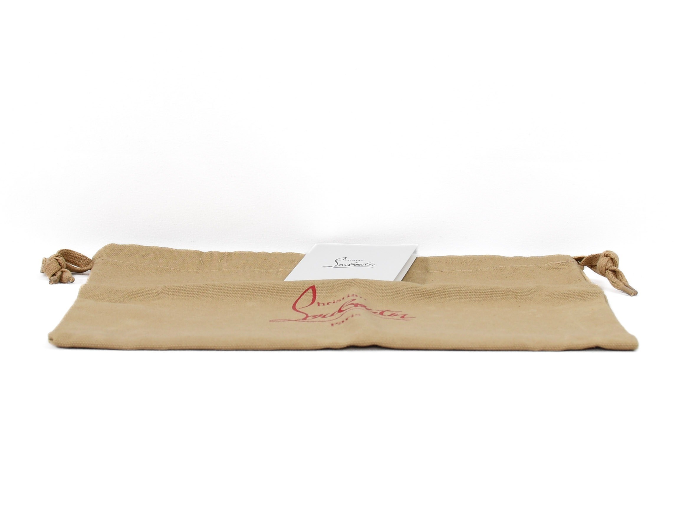 Comes with dust bag. Panettone round zipper wallet by Christian Louboutin. — view 12