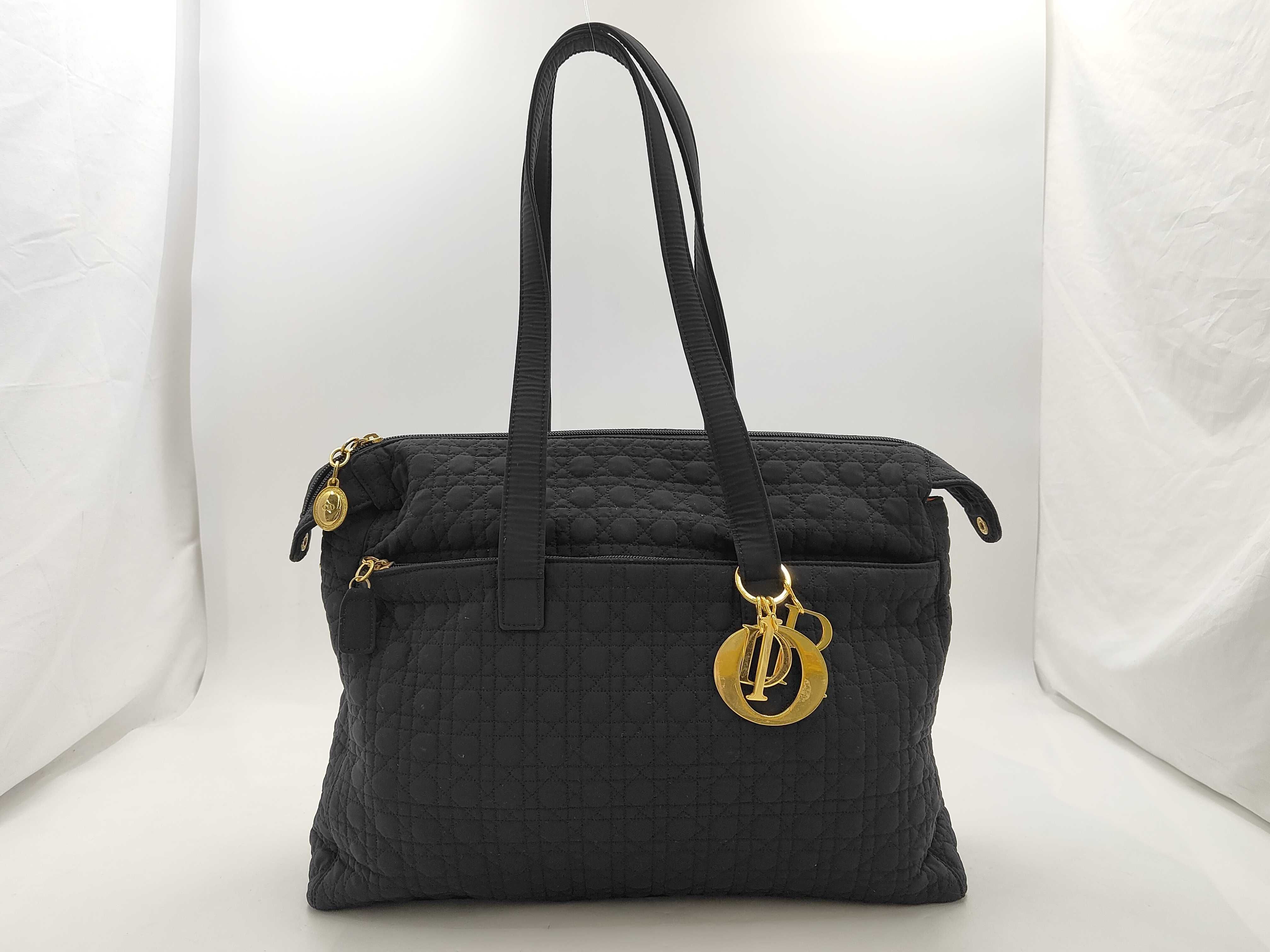 Cannage Nylon Boston Bag Tote Bag