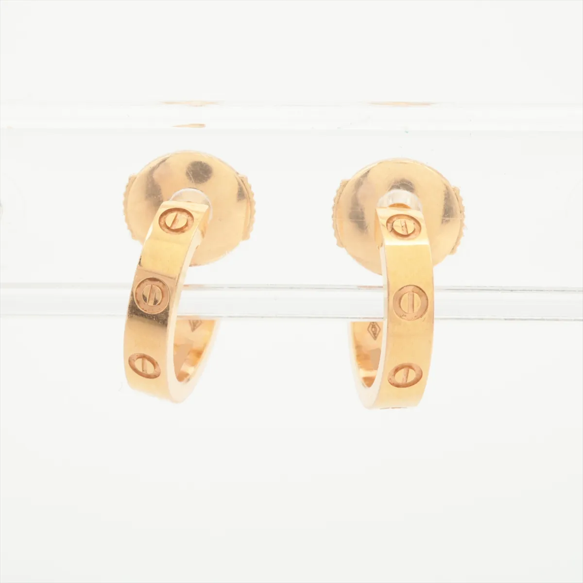Mini Love Earrings 750(YG) 3.4g IH2386 — view 2