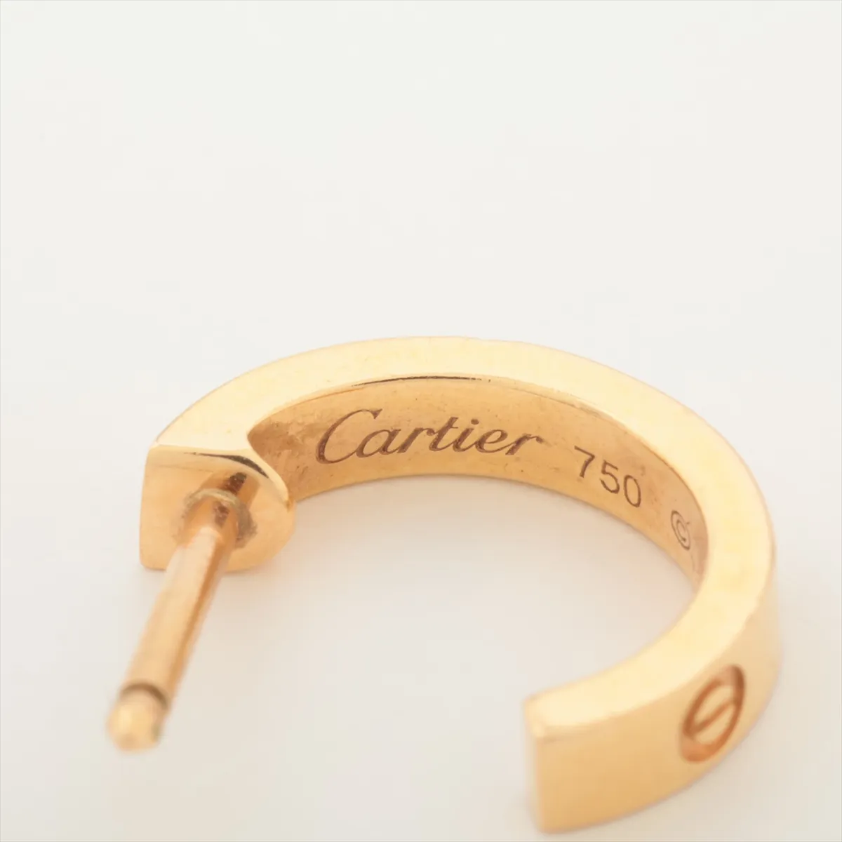 Mini Love Earrings 750(YG) 3.4g IH2386 — view 5