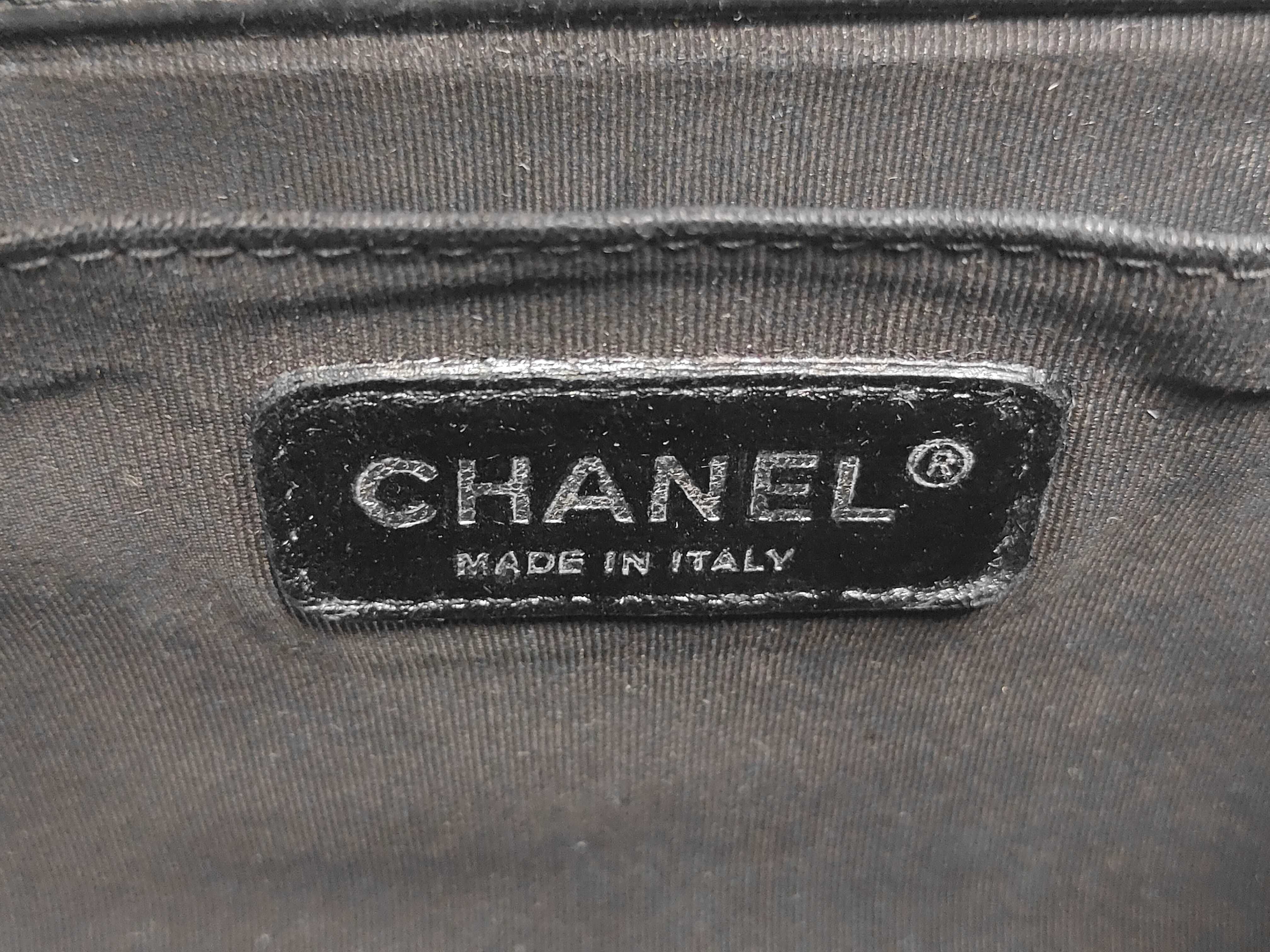 Boy Chanel Chain Shoulder Bag, Lambskin, 18769109, Black Shoulder Bag — view 10