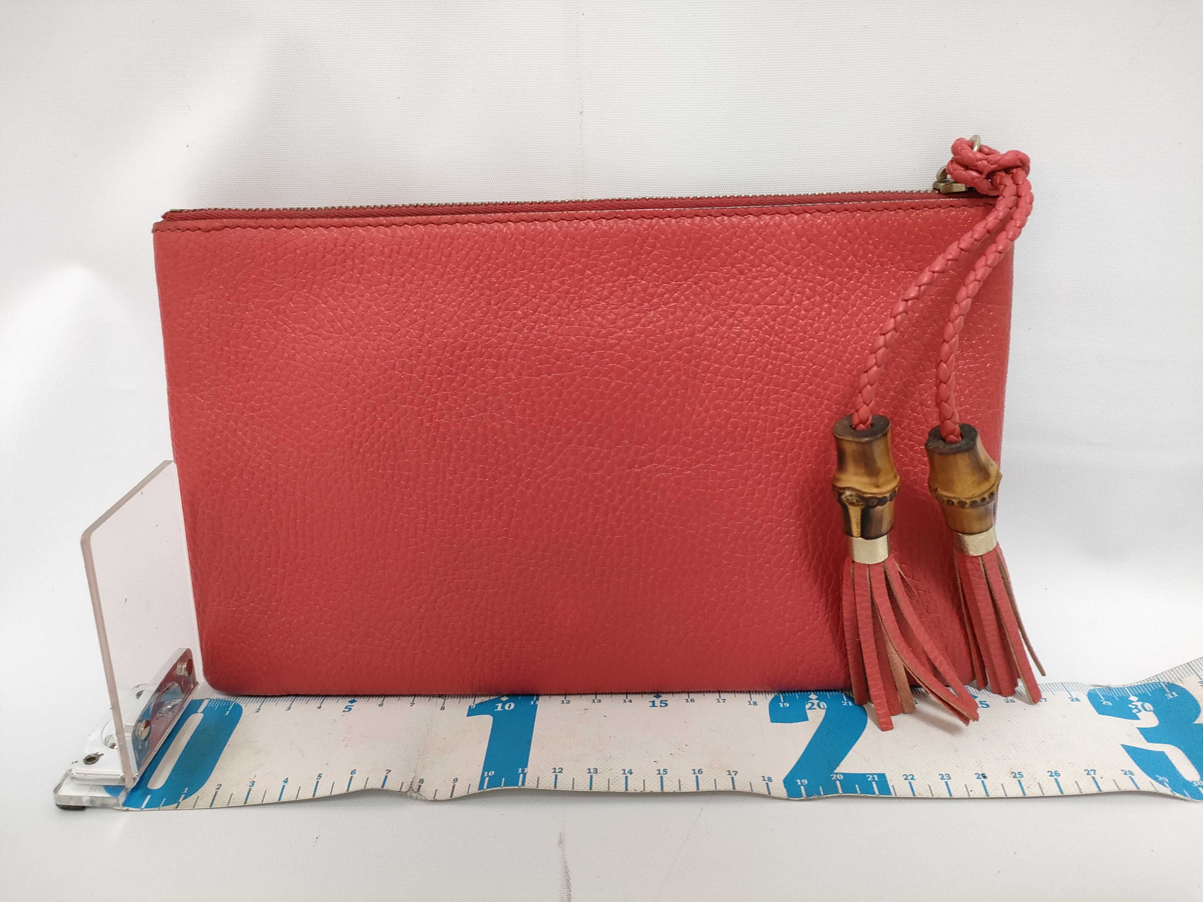Bamboo Tassel Leather Clutch Bag (Second Bag) — view 2