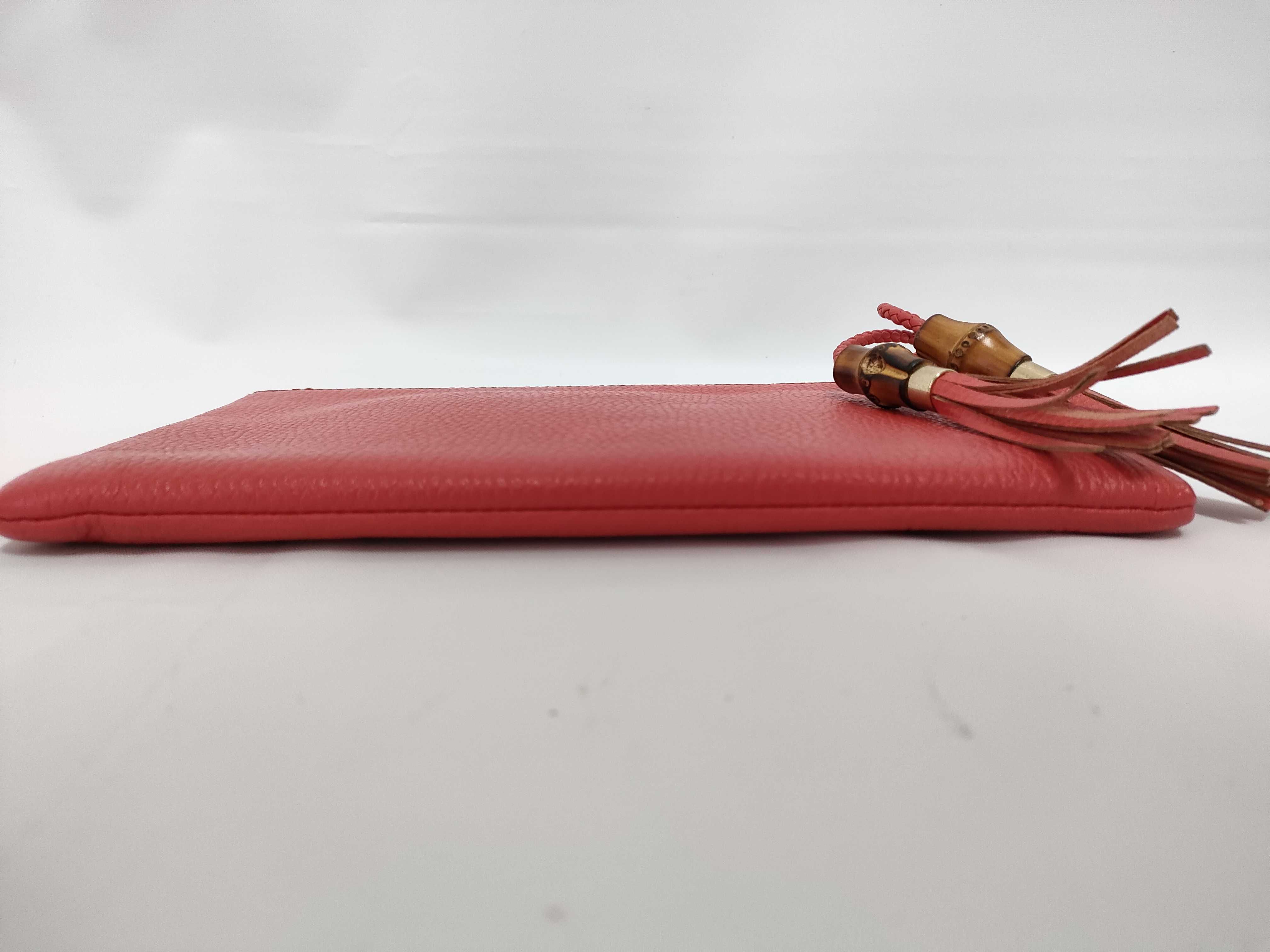 Bamboo Tassel Leather Clutch Bag (Second Bag) — view 4