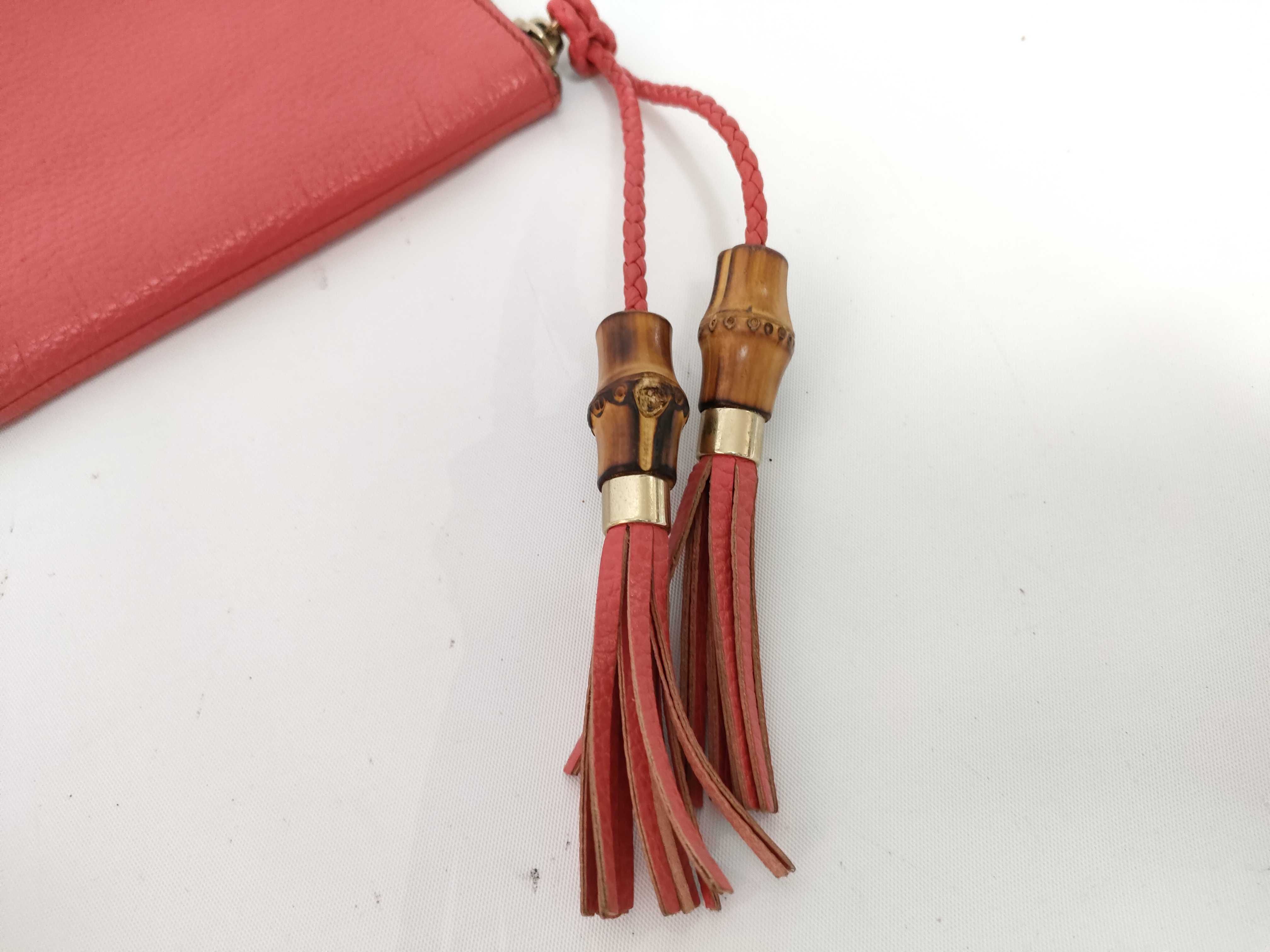 Bamboo Tassel Leather Clutch Bag (Second Bag) — view 6
