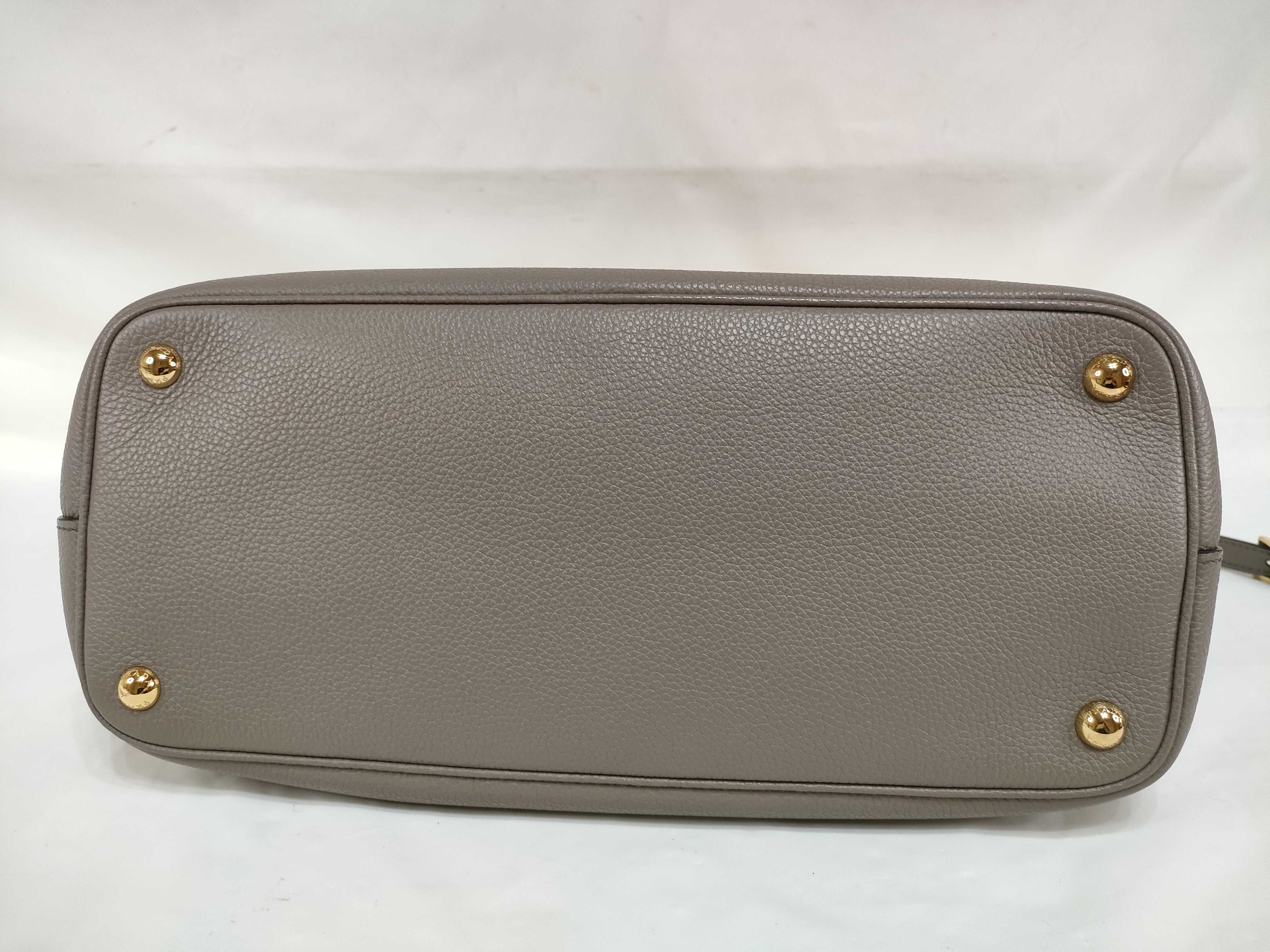 Vitello Daino Tote Bag 1BA239 Gray Shoulder Bag — view 10