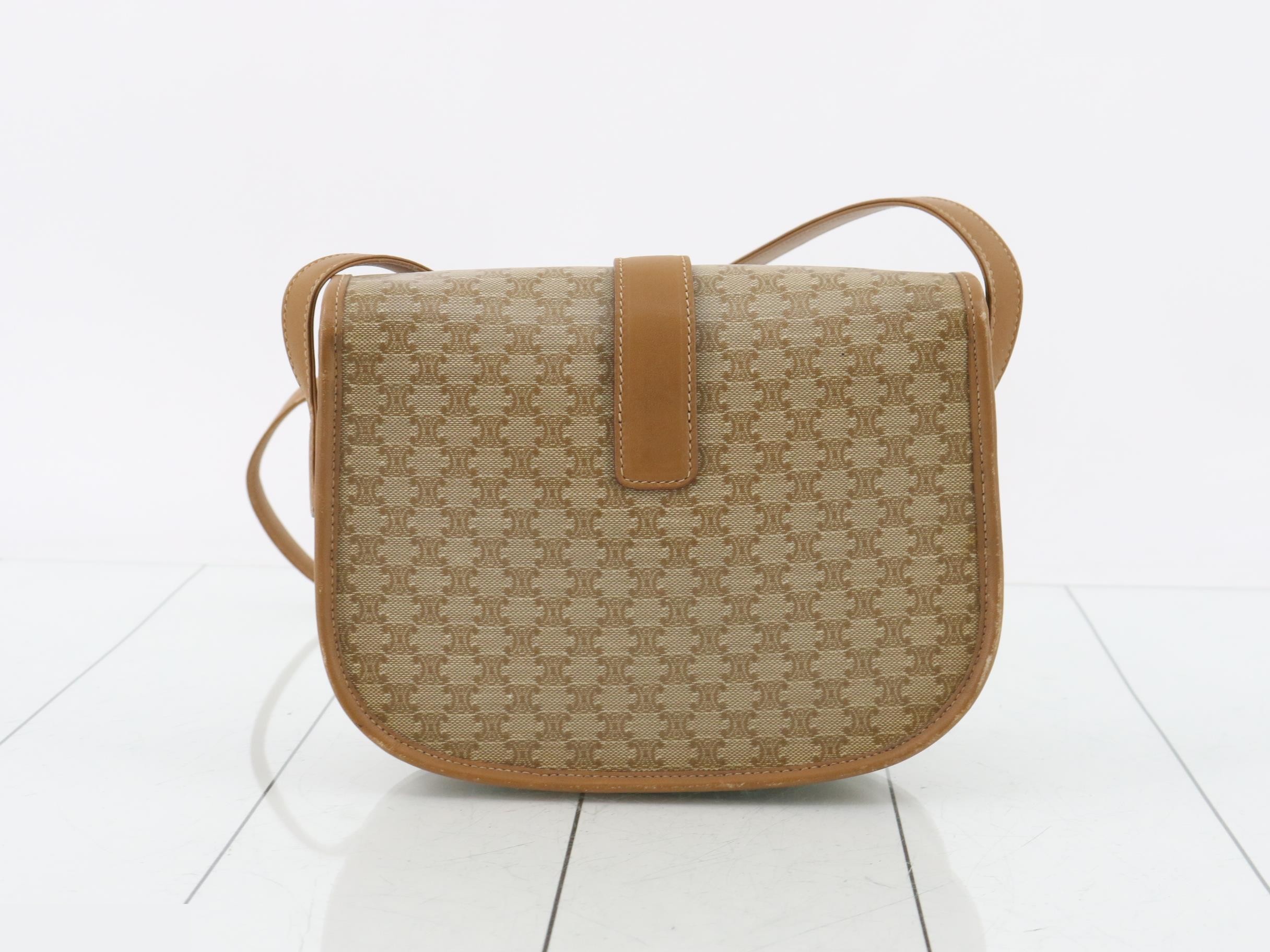 Shoulder bag, PVC, beige, macadam — view 2