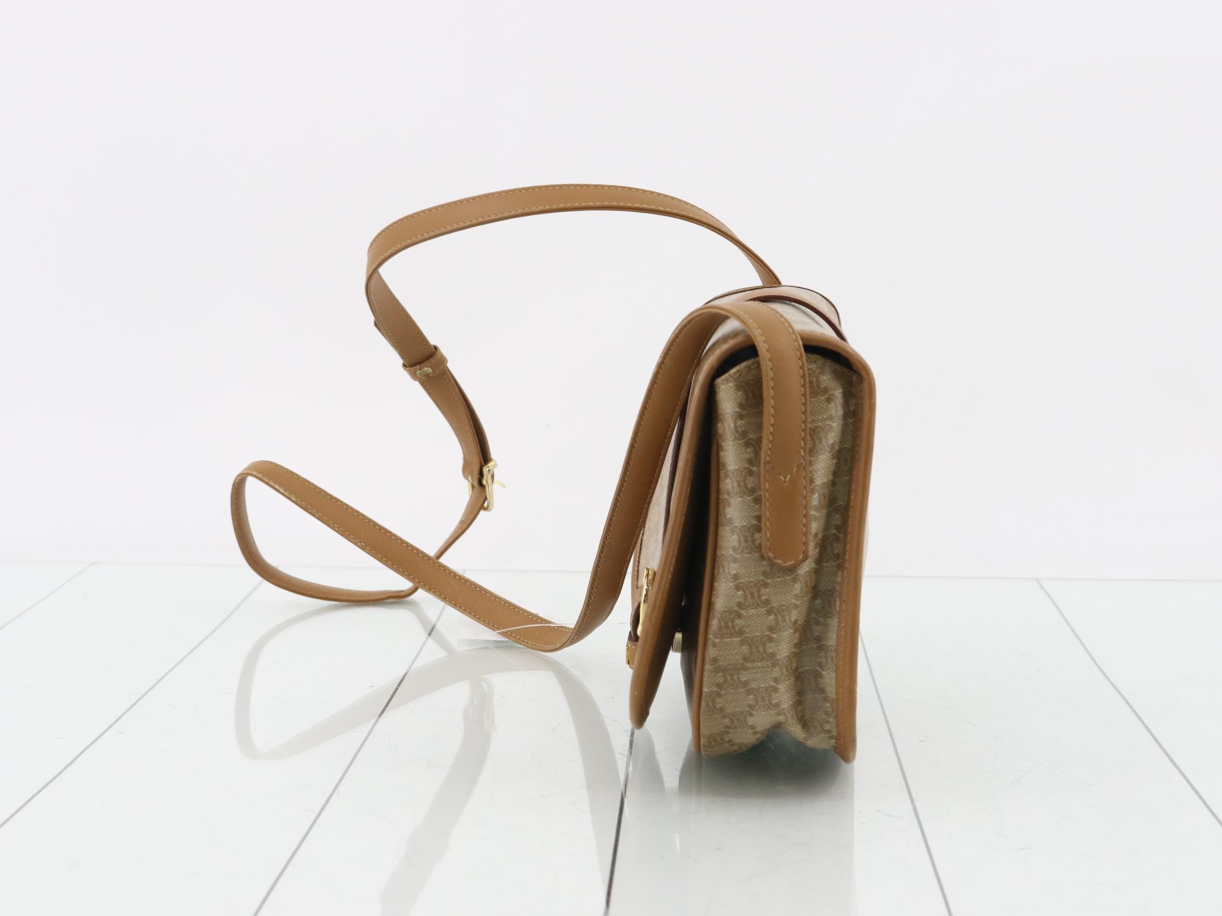 Shoulder bag, PVC, beige, macadam — view 3