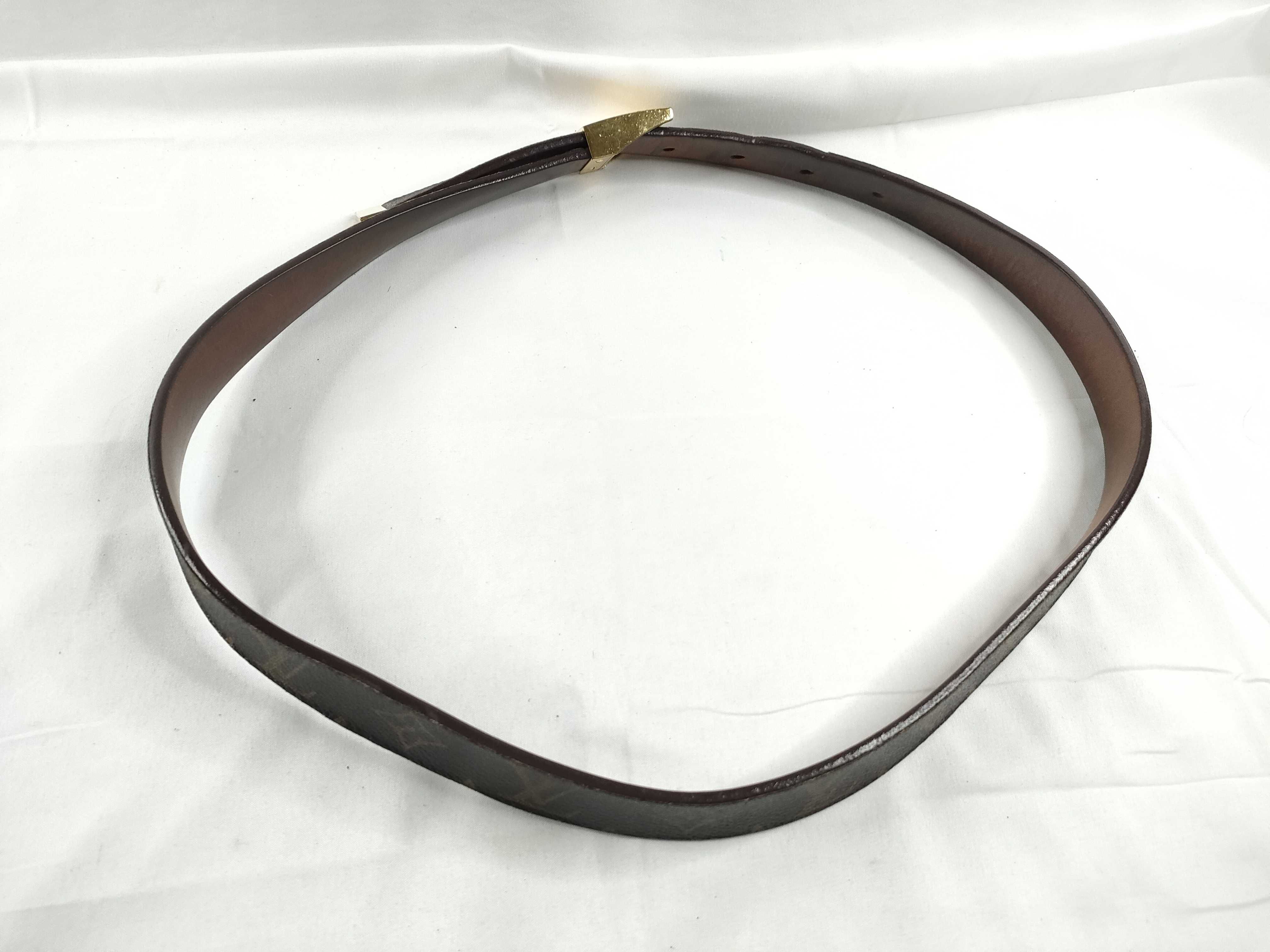 Monogram Louis Vuitton Belt Leather Monogram Belt — view 2