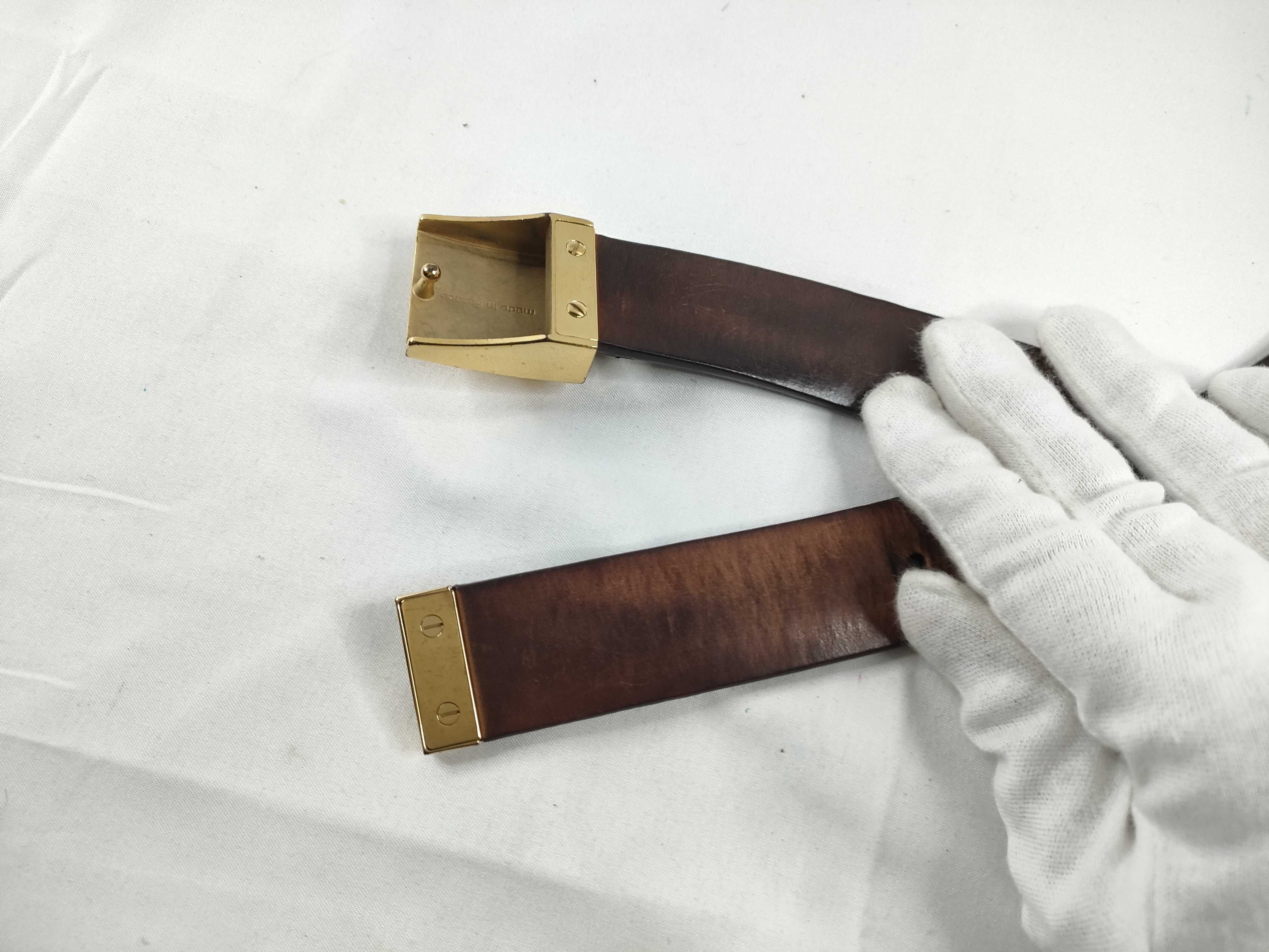 Monogram Louis Vuitton Belt Leather Monogram Belt — view 4