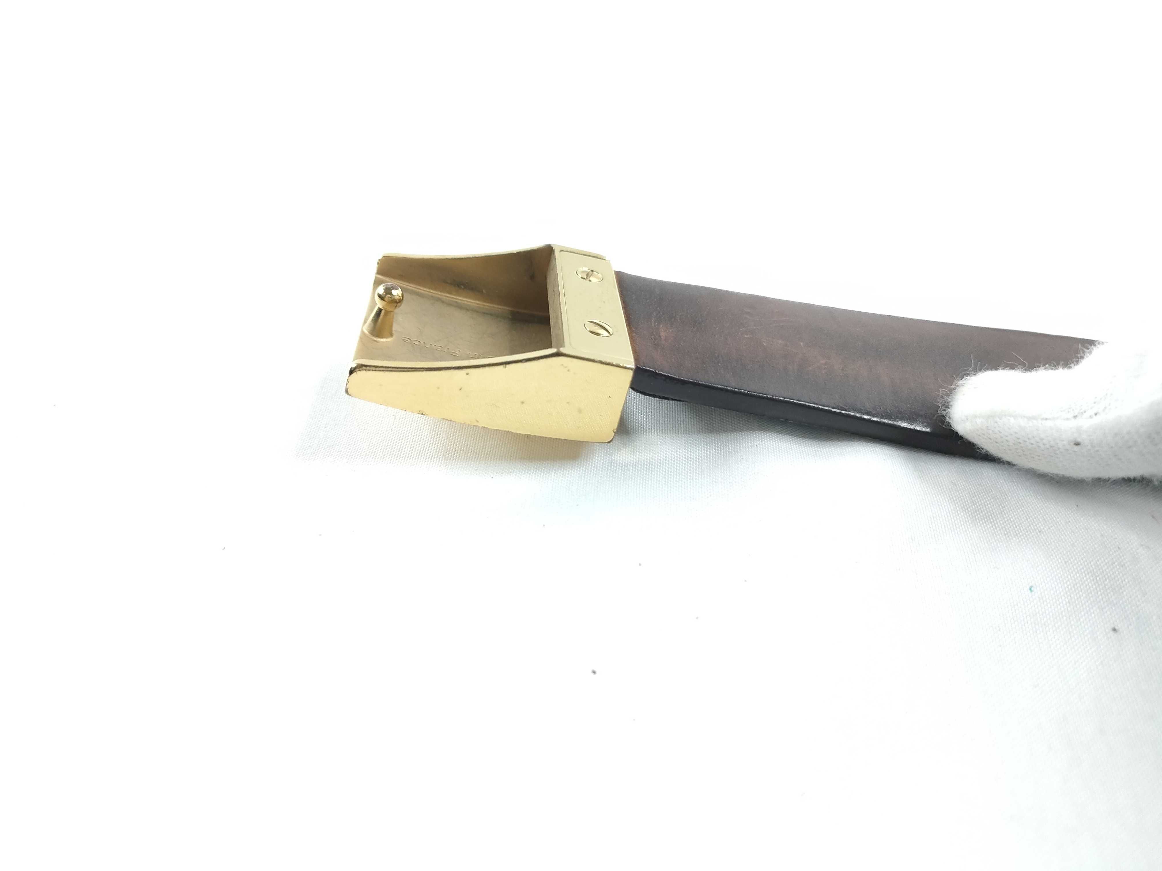 Monogram Louis Vuitton Belt Leather Monogram Belt — view 5