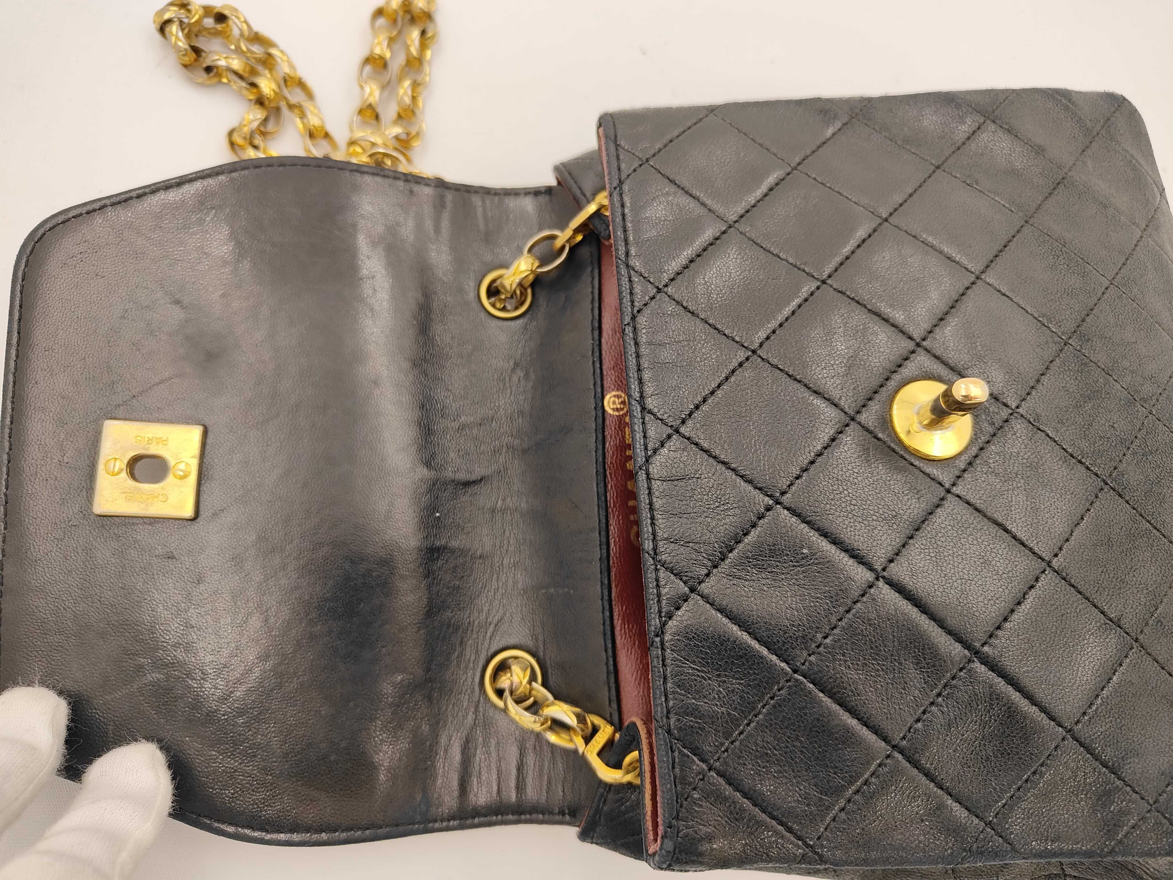 Matelassé Turnlock Coco Mark Lambskin Chain Shoulder Bag — view 13