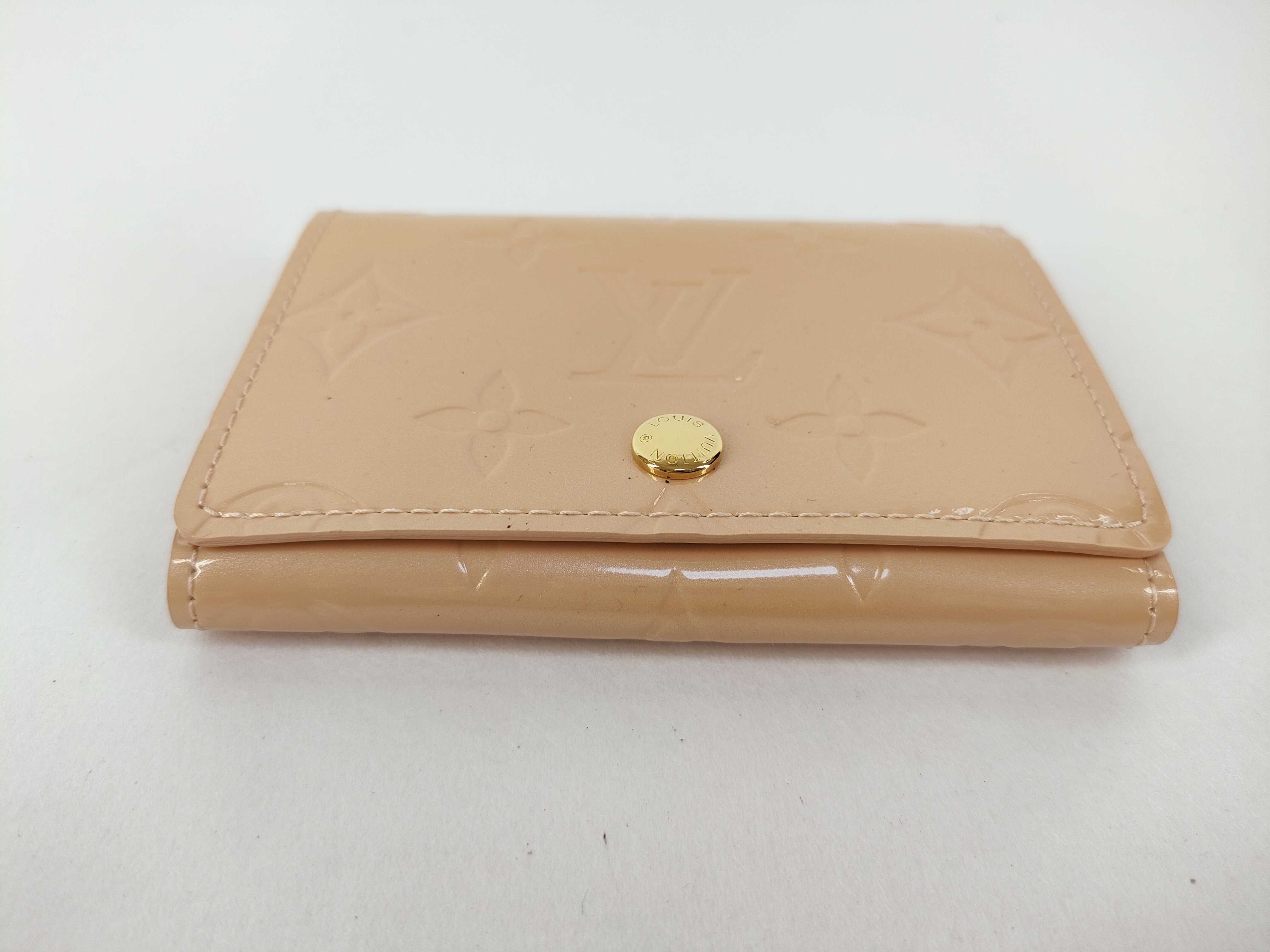 Vernis Louis Vuitton Monogram Vernis M91407 Enveloppe Carte de Visite Card Case — view 5