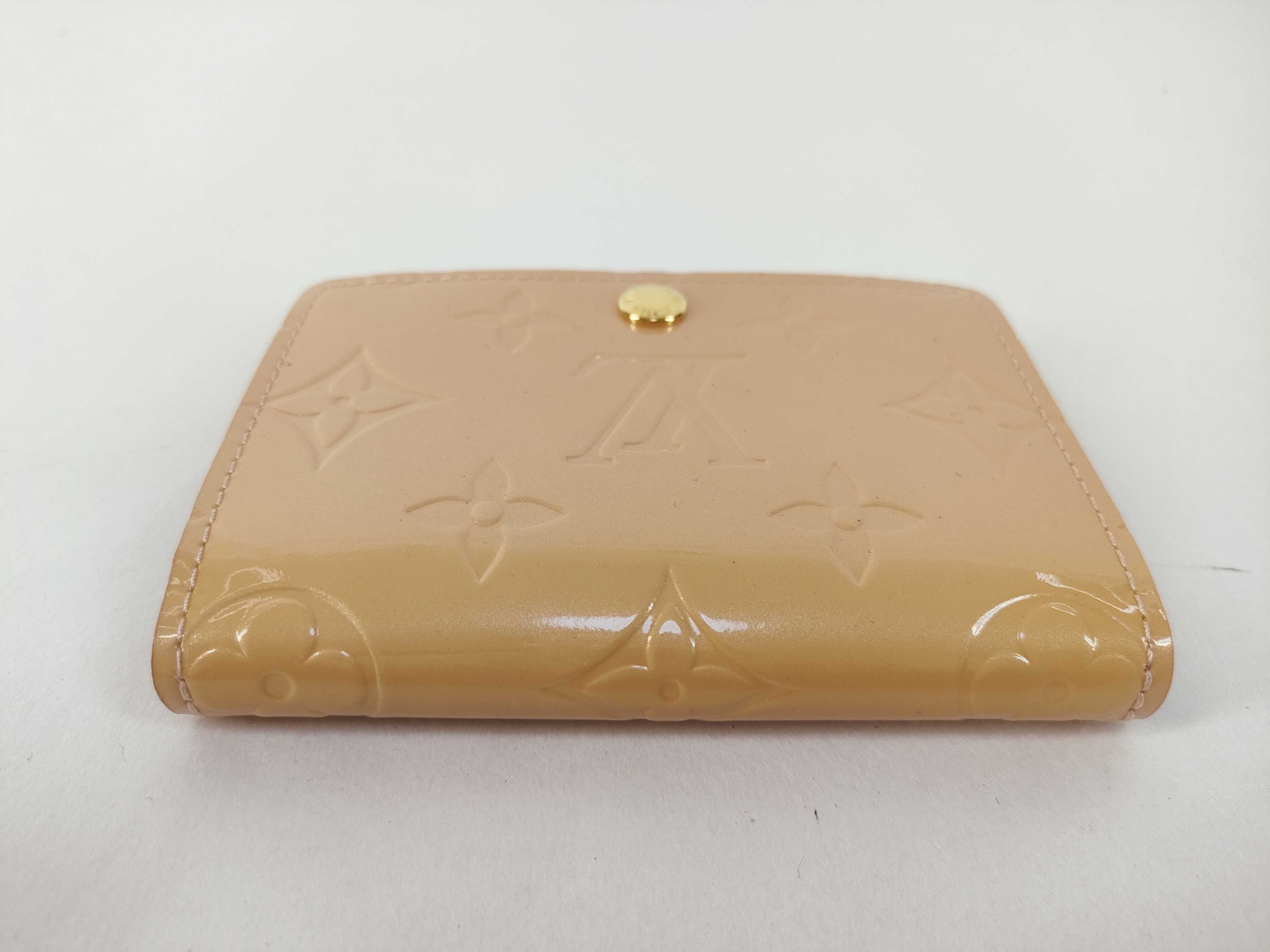 Vernis Louis Vuitton Monogram Vernis M91407 Enveloppe Carte de Visite Card Case — view 7