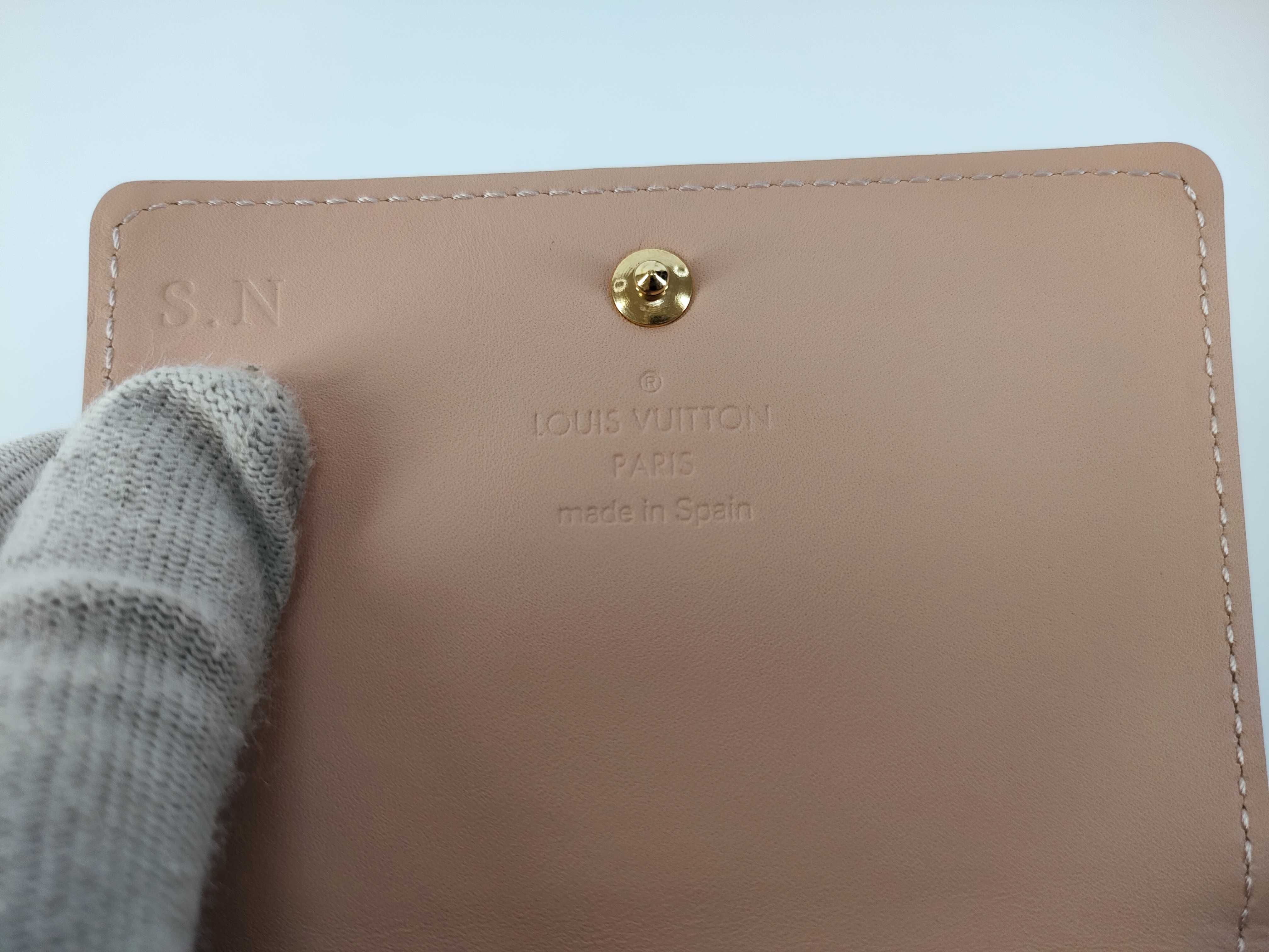 Vernis Louis Vuitton Monogram Vernis M91407 Enveloppe Carte de Visite Card Case — view 9