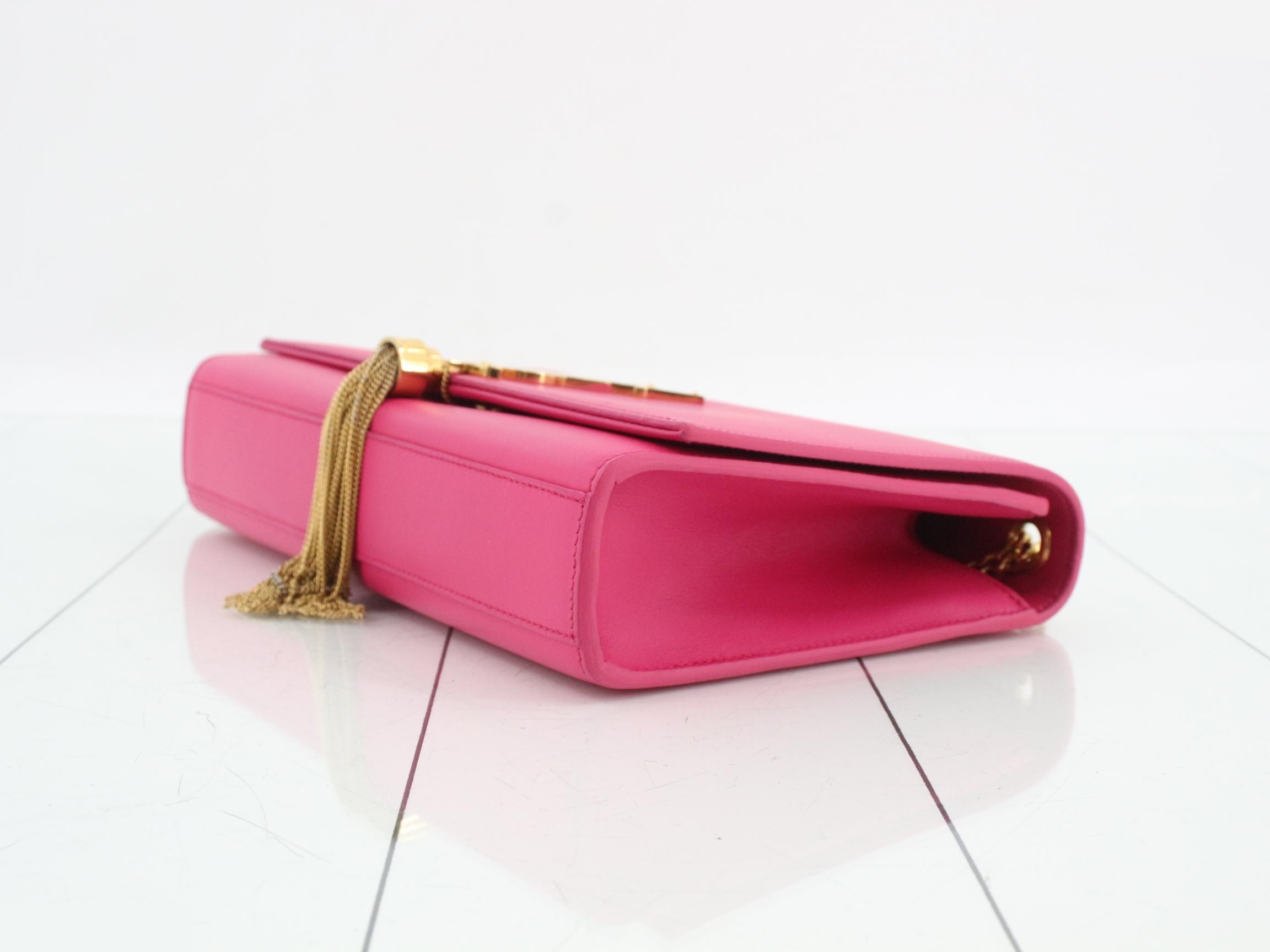Kate Chain Shoulder Bag, Pink — view 6