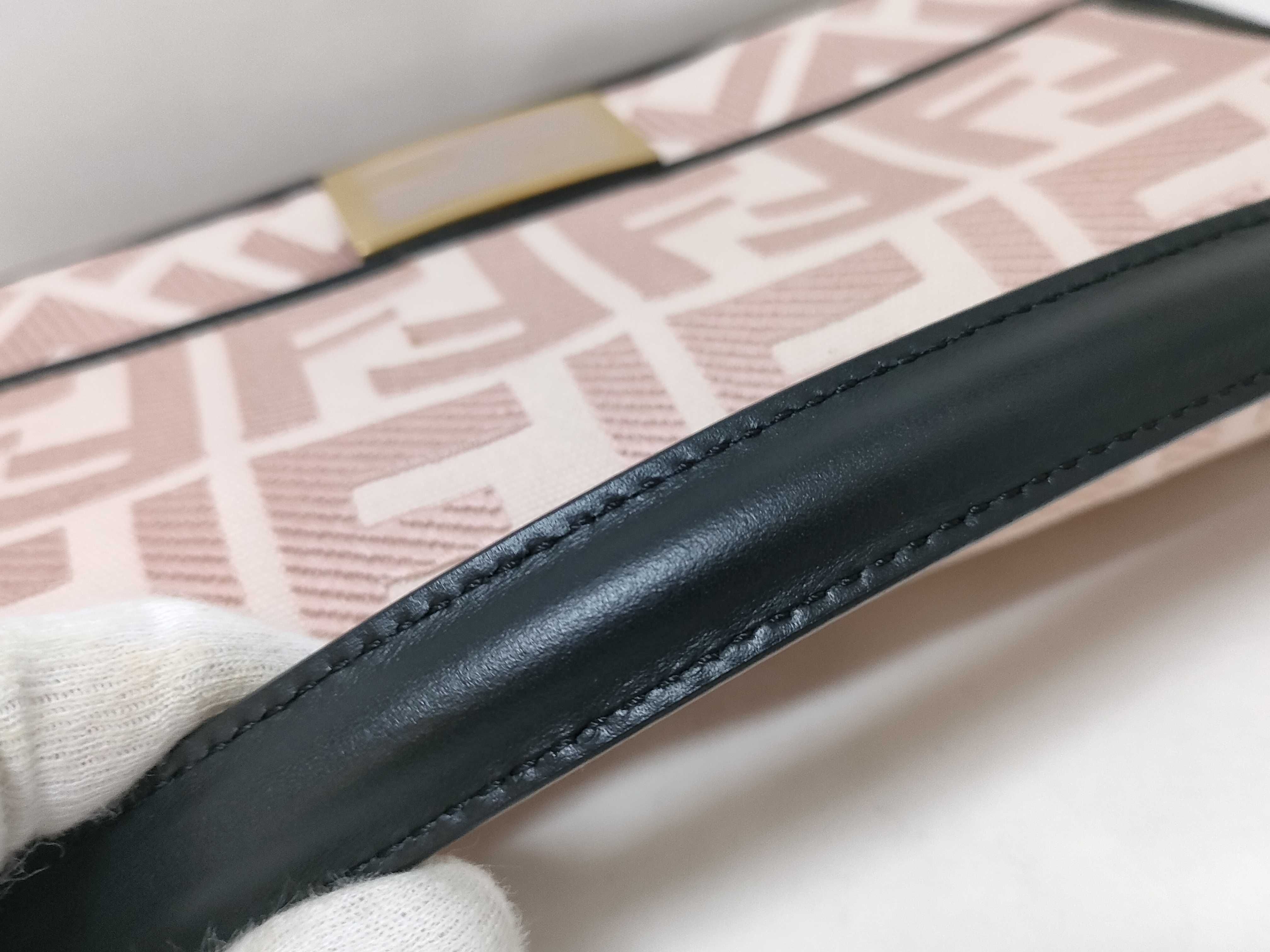 Zucca Pattern Fendi Zucca 2-Way Baguette Pink — view 4