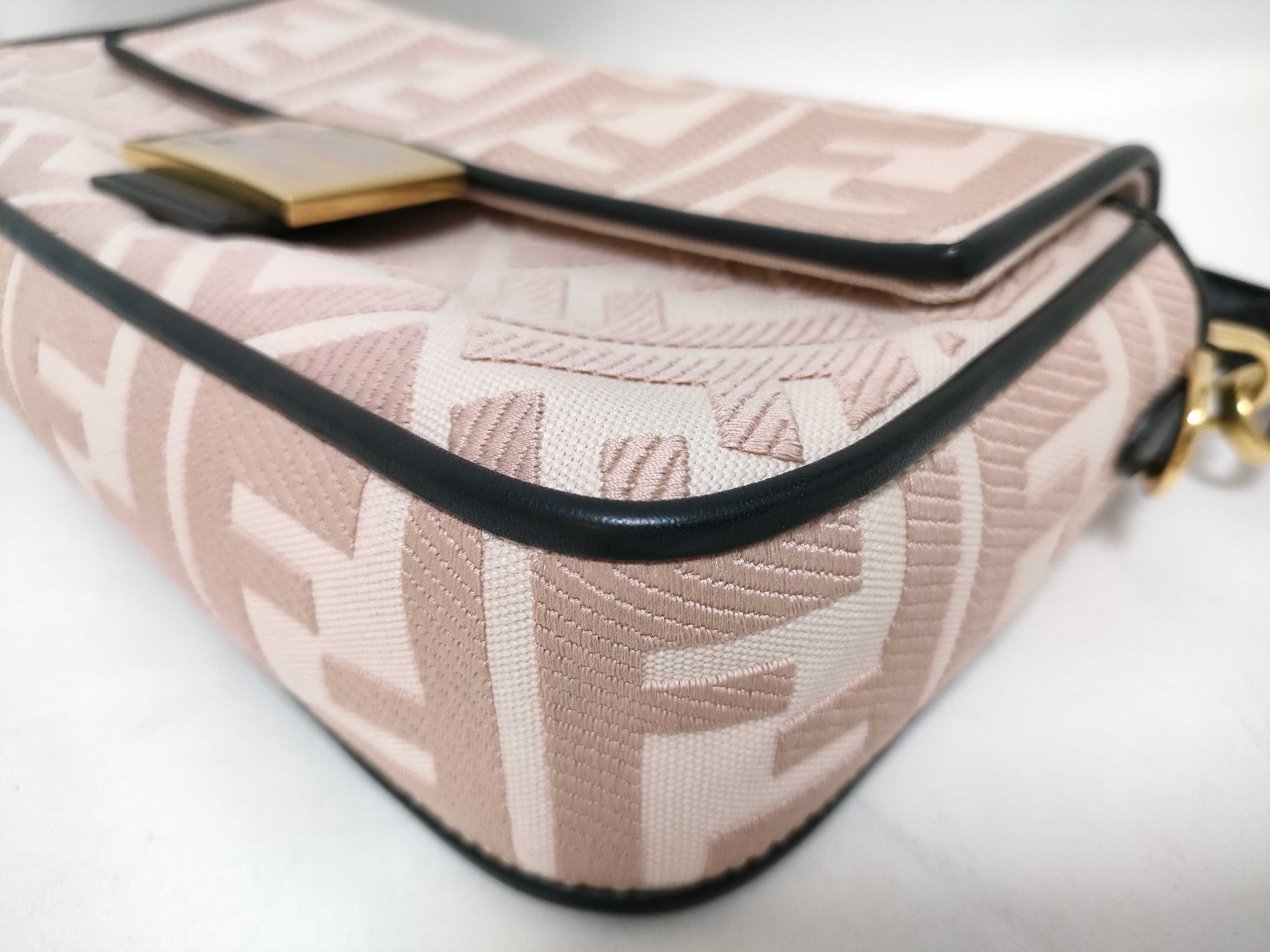 Zucca Pattern Fendi Zucca 2-Way Baguette Pink — view 6