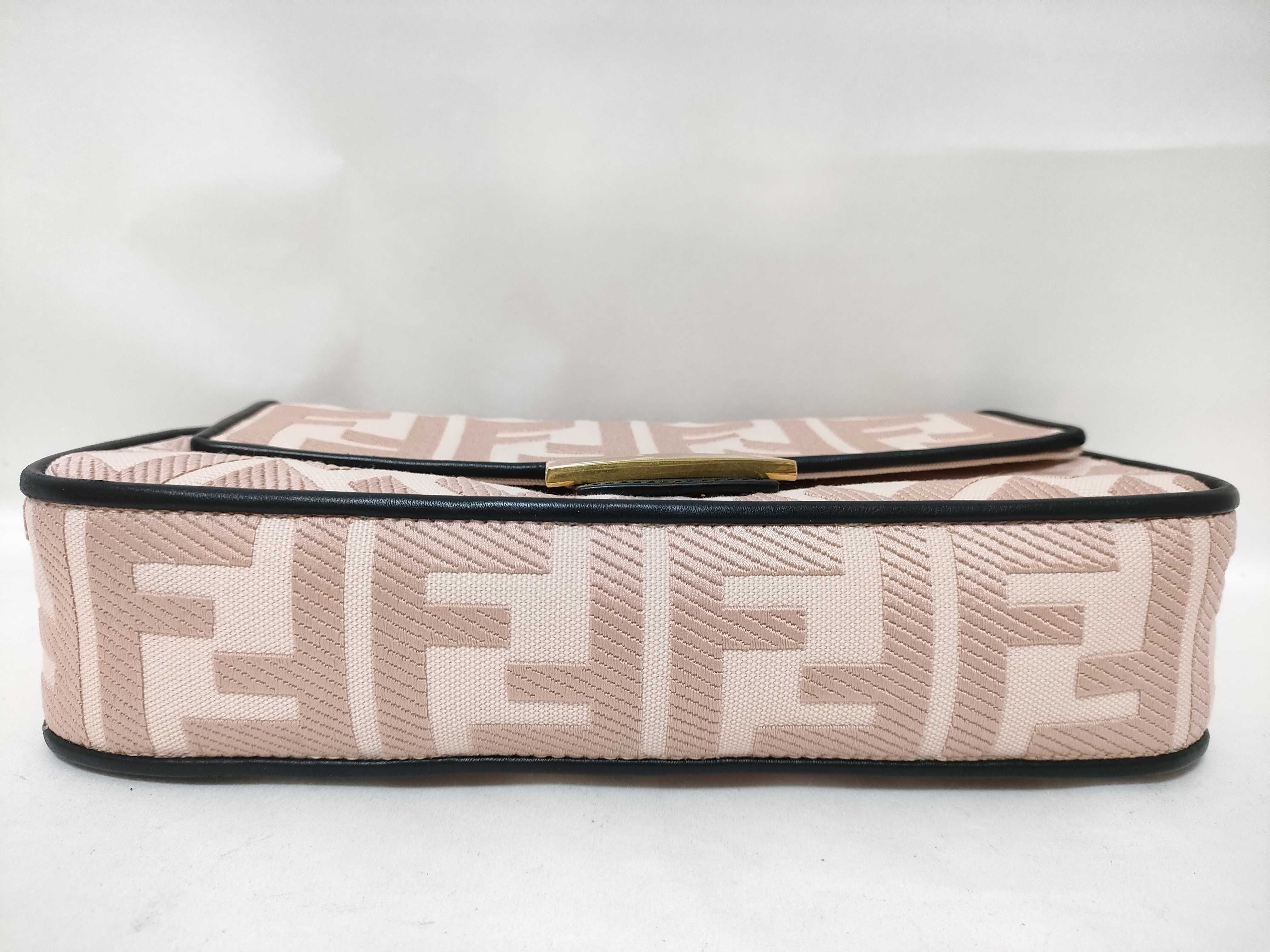 Zucca Pattern Fendi Zucca 2-Way Baguette Pink — view 7