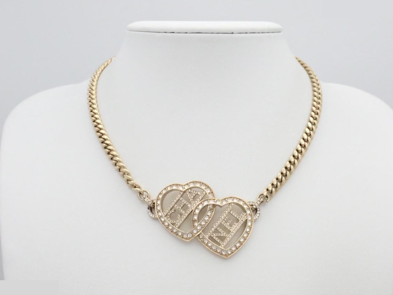 Logo Heart F23B Necklace, Neck circumference approximately 38cm — view 3