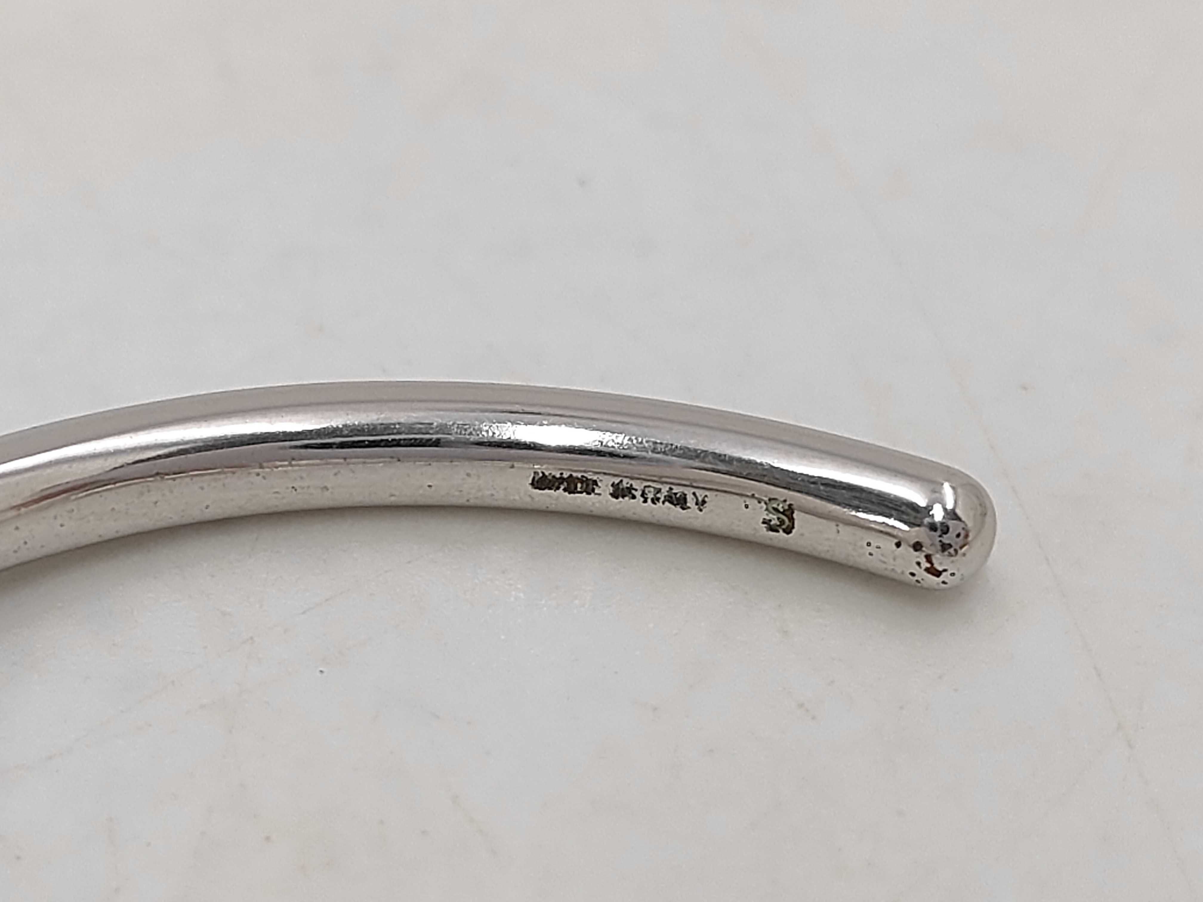 Knot Bangle, Silver, Size S, Bracelet/Bangle — view 3