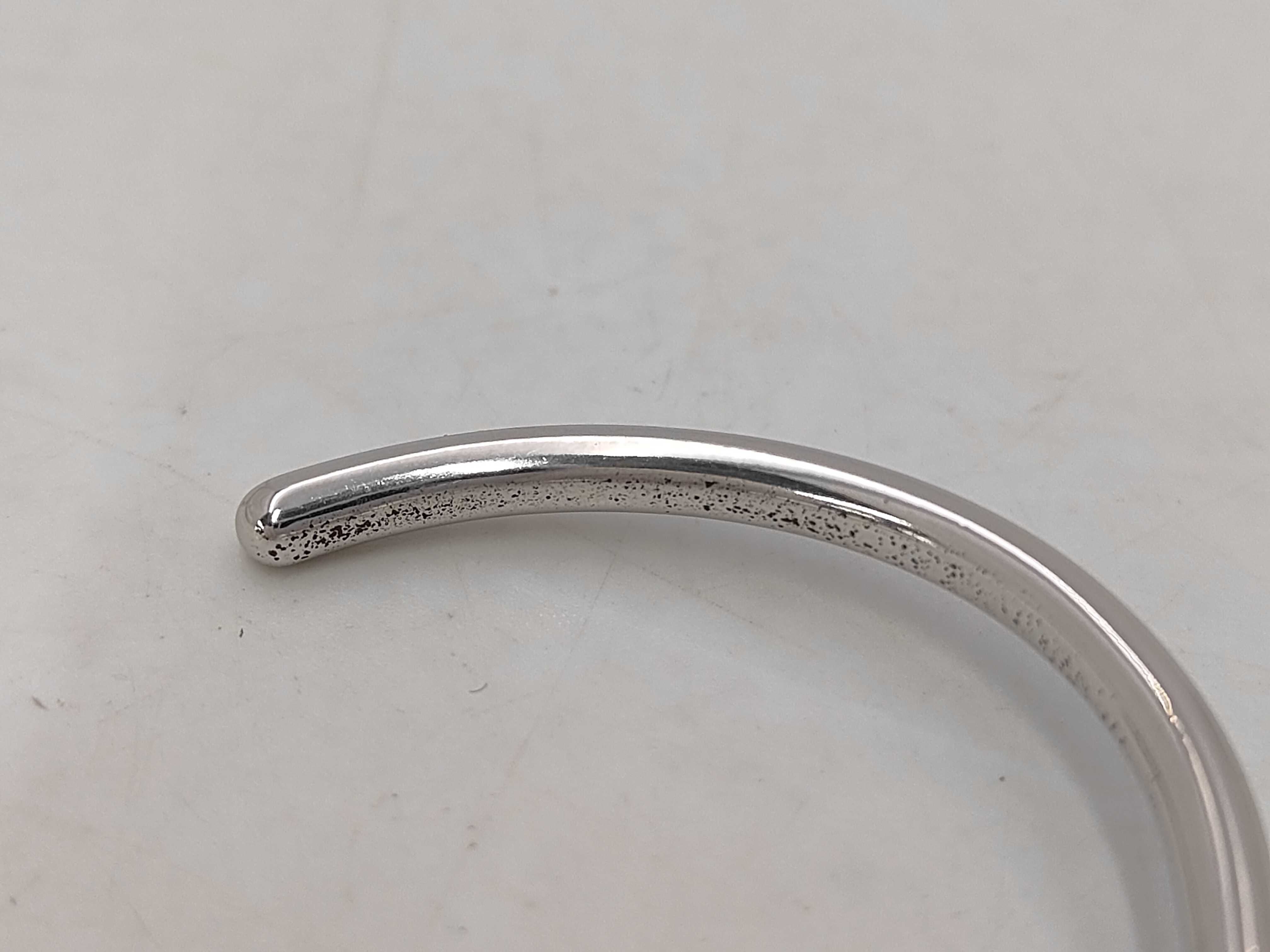 Knot Bangle, Silver, Size S, Bracelet/Bangle — view 4