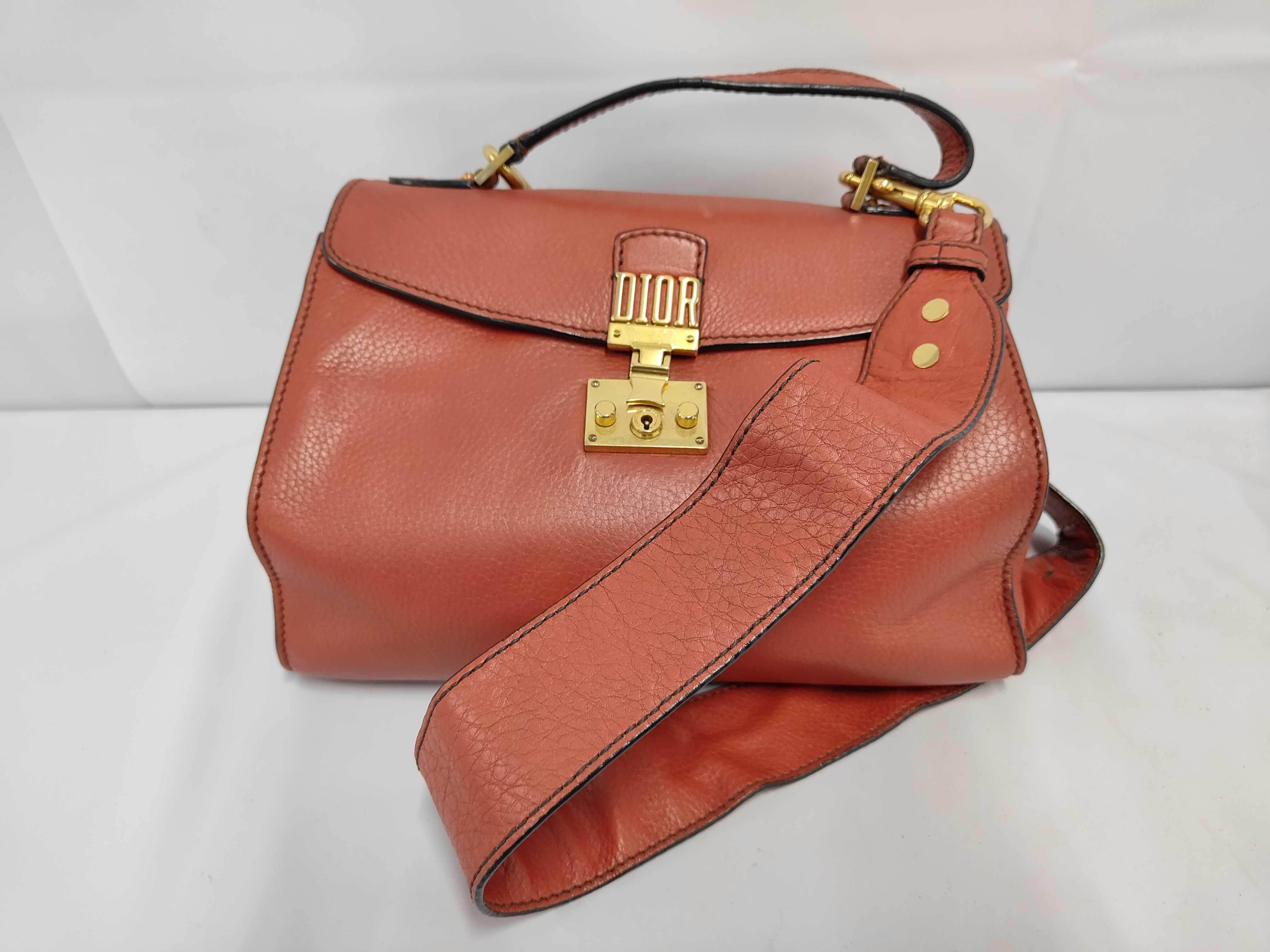 Addict Calf Leather Red Handbag