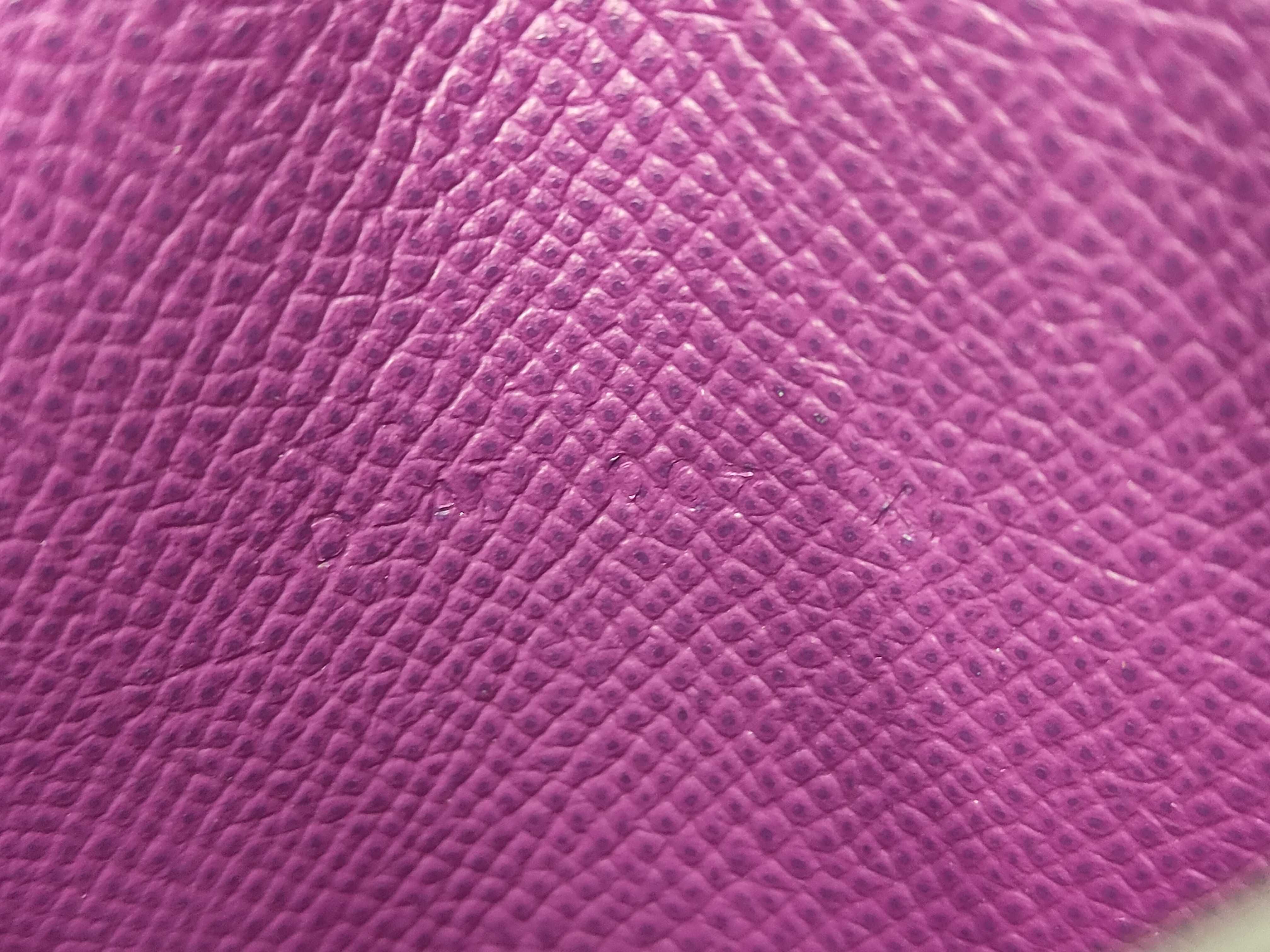 Purple Epsom Bearn Wallet with D Stamp — view 8