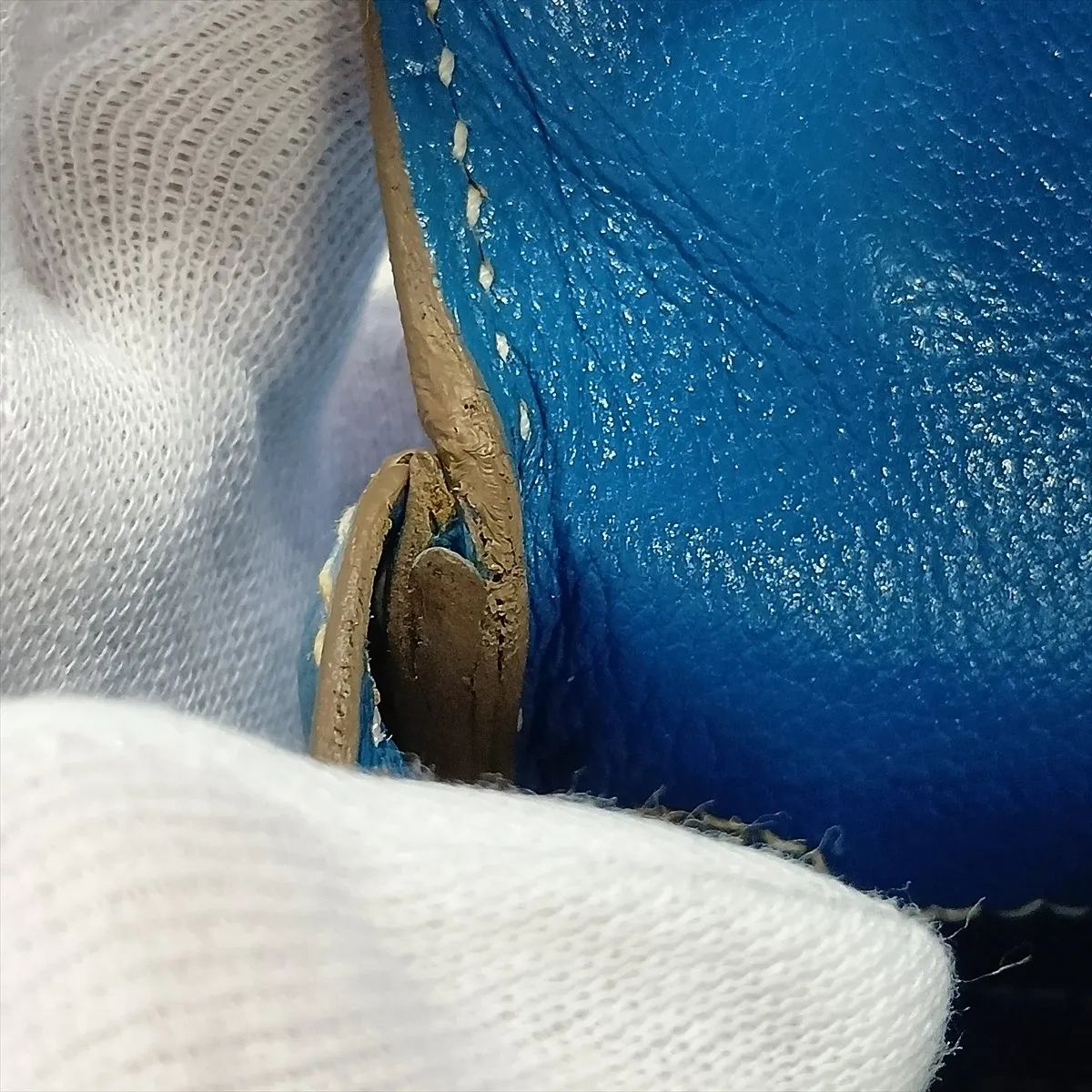 [Individually packaged] Hermes Kelly 32 Retournée Verso Veau Epsom Celeste x Mykonos Silver Hardware O: 2011 — view 14