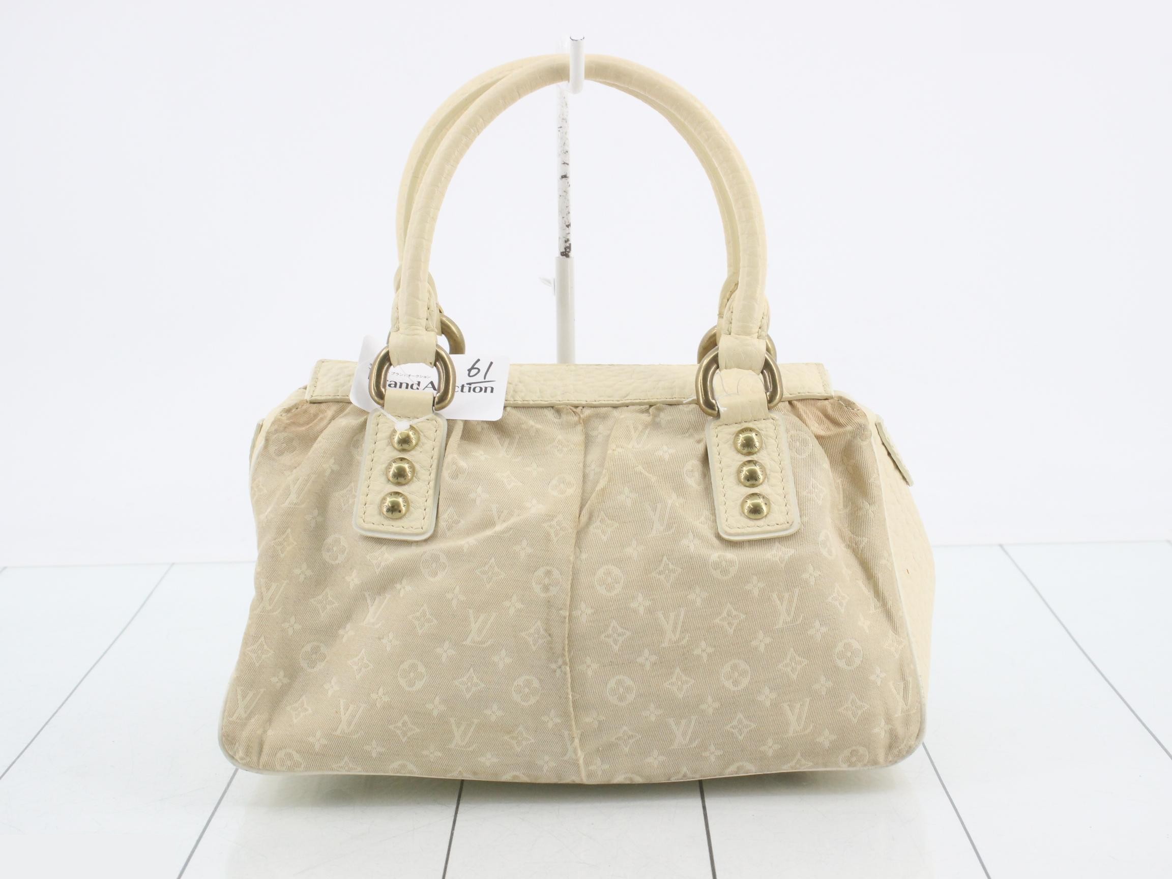 Monogram Mini Lin Trapeze PM Dune Handbag — view 2
