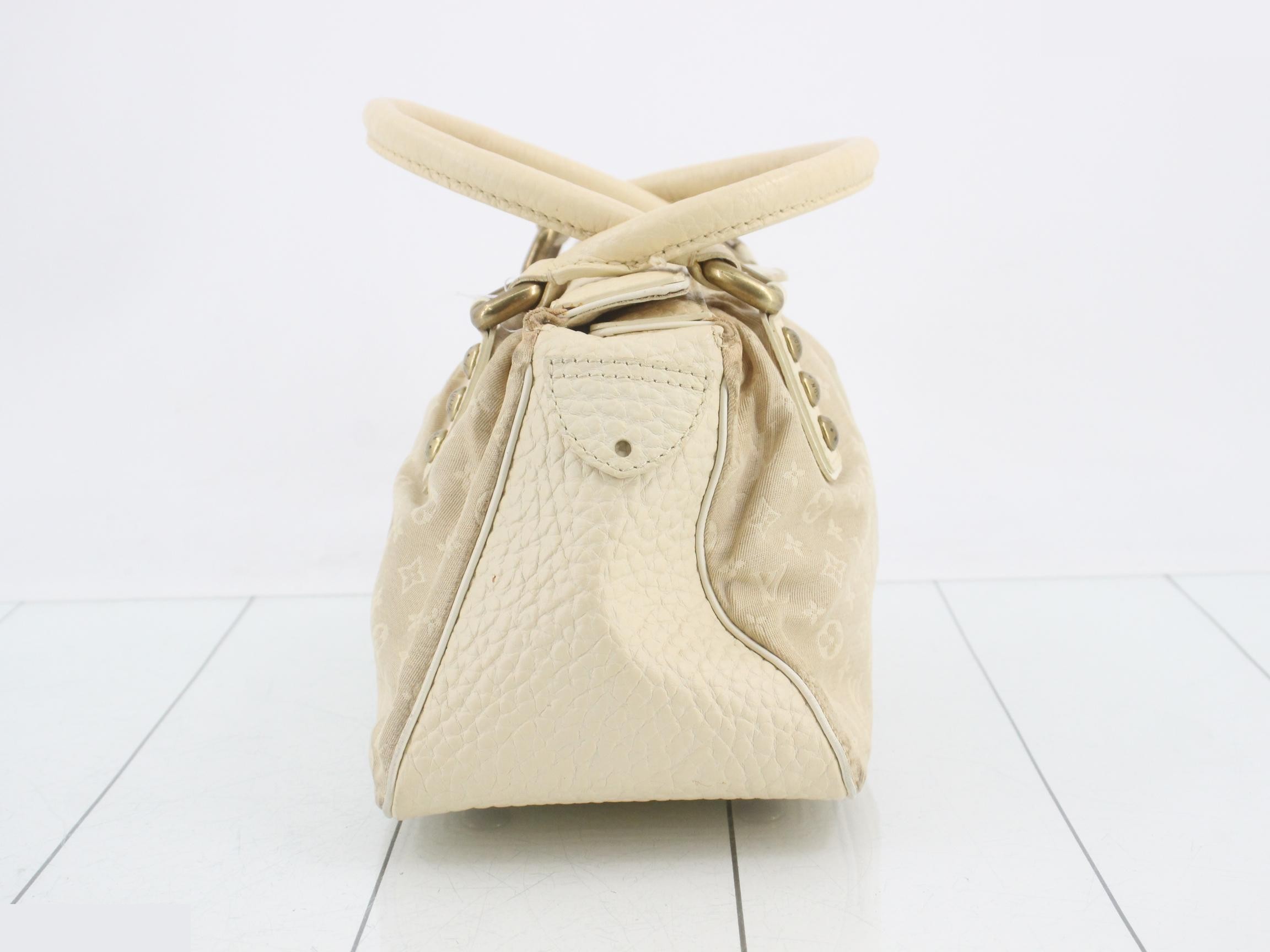 Monogram Mini Lin Trapeze PM Dune Handbag — view 4