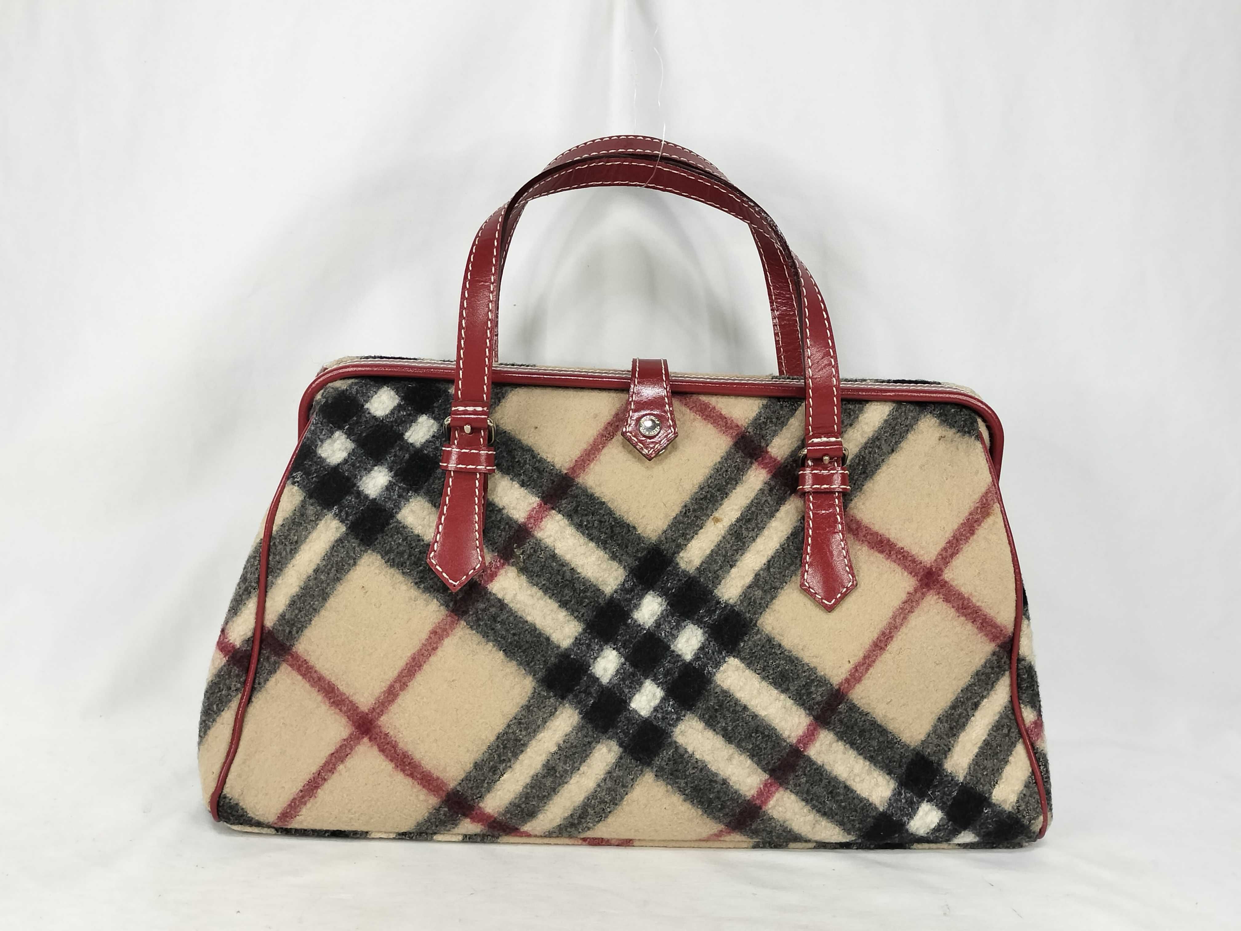 Blue Label Wool Tote Bag